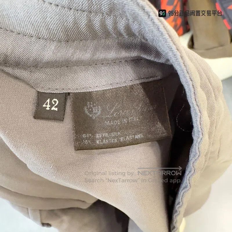 Loro Piana Loro Piana Unisex Gray Silk Drawstring Pants. Size US 42 / EU 58 - 8 Thumbnail