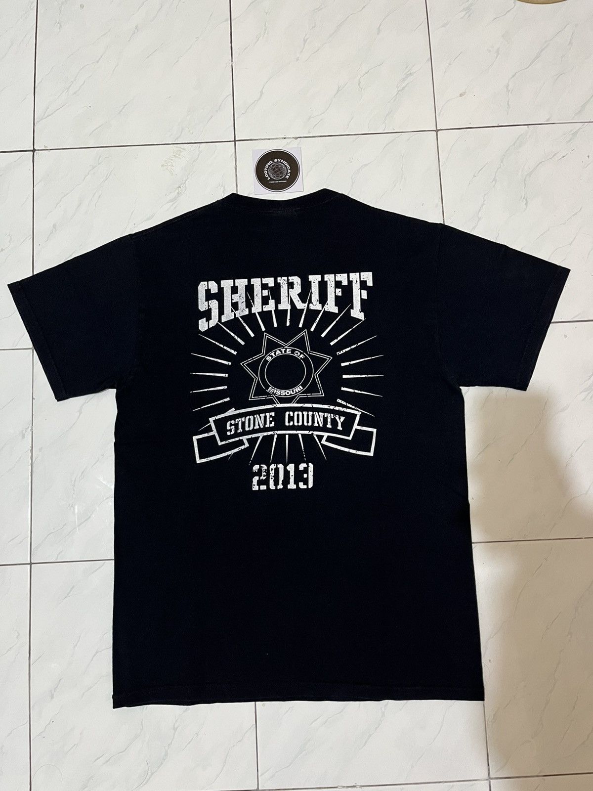 D.A.R.E 🔥Vintage Dare Sheriff Stone County Keepin It Real Tee Size US M / EU 48-50 / 2 - 5 Thumbnail
