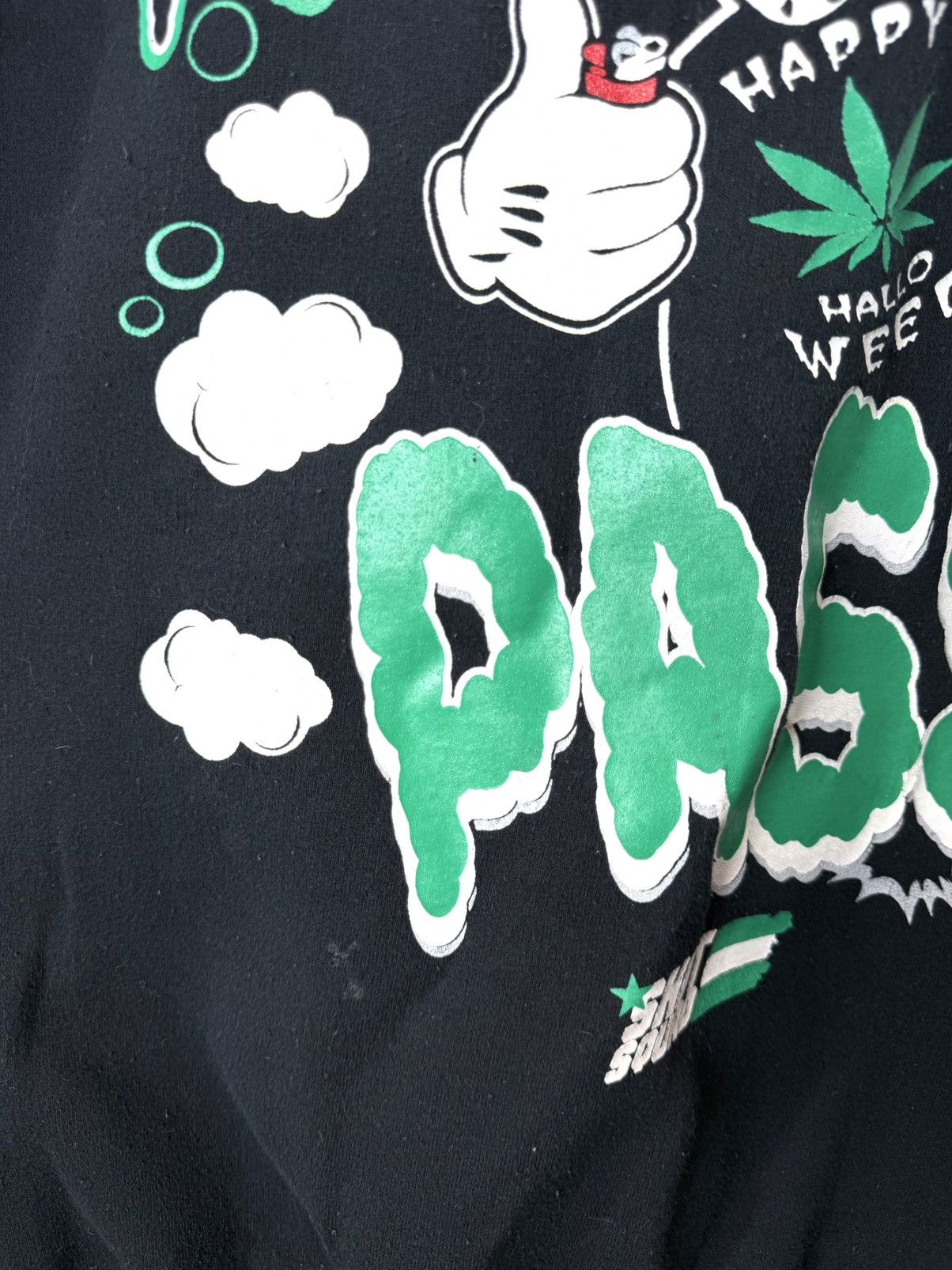 Rap Tees 💥90’s Rare! Vintage Puff Puff Weed Marijuana Sweatshirt Size US M / EU 48-50 / 2 - 5 Thumbnail