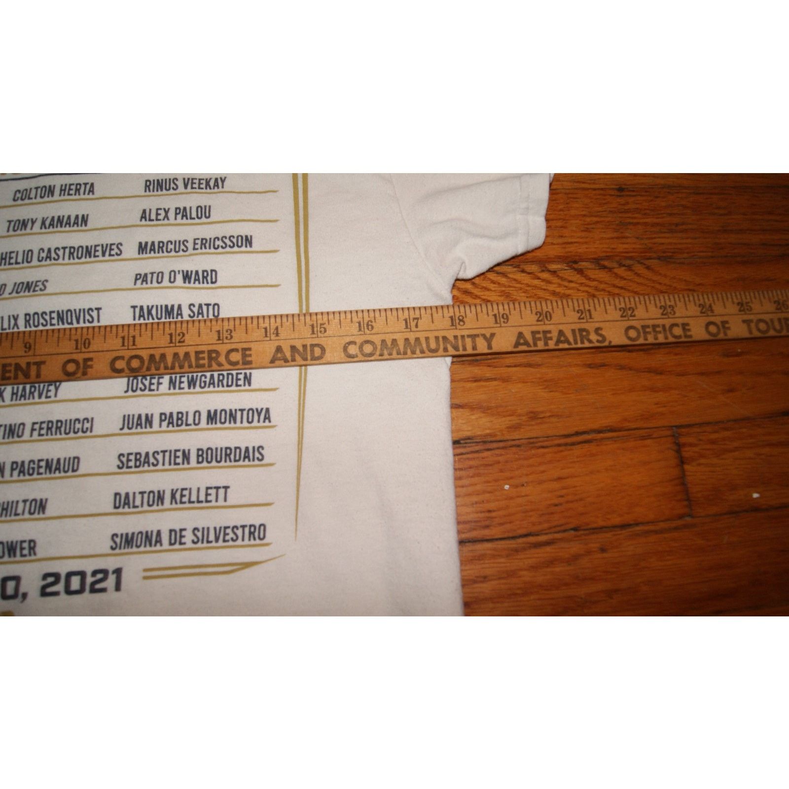 Vintage 2021 Indianapolis 500 Greatest Racing 105TH Running S TShirt Size US S / EU 44-46 / 1 - 7 Thumbnail
