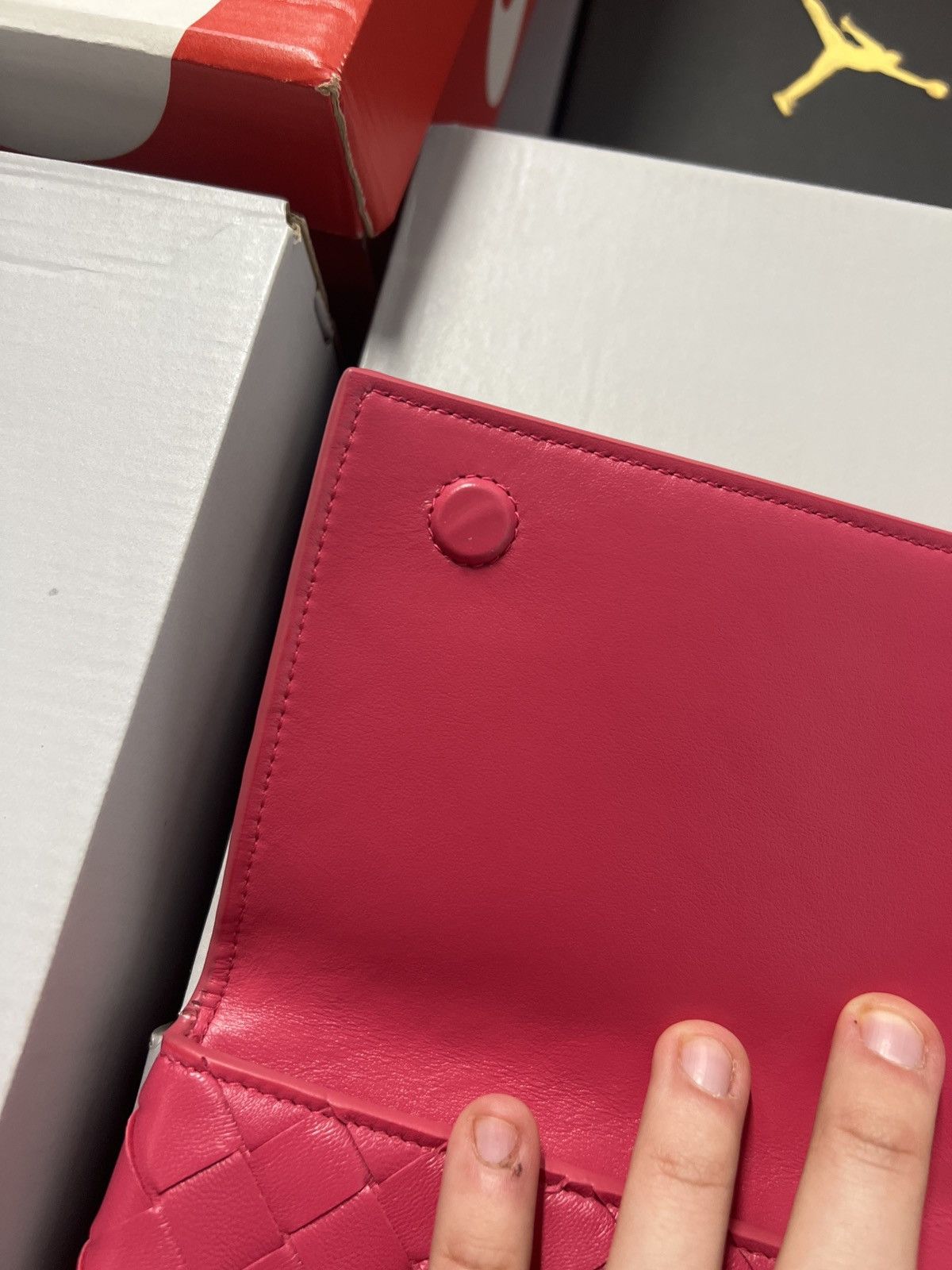 Bottega Veneta Bottega Veneta Pink Flap Pouch Wallet Size ONE SIZE - 8 Thumbnail