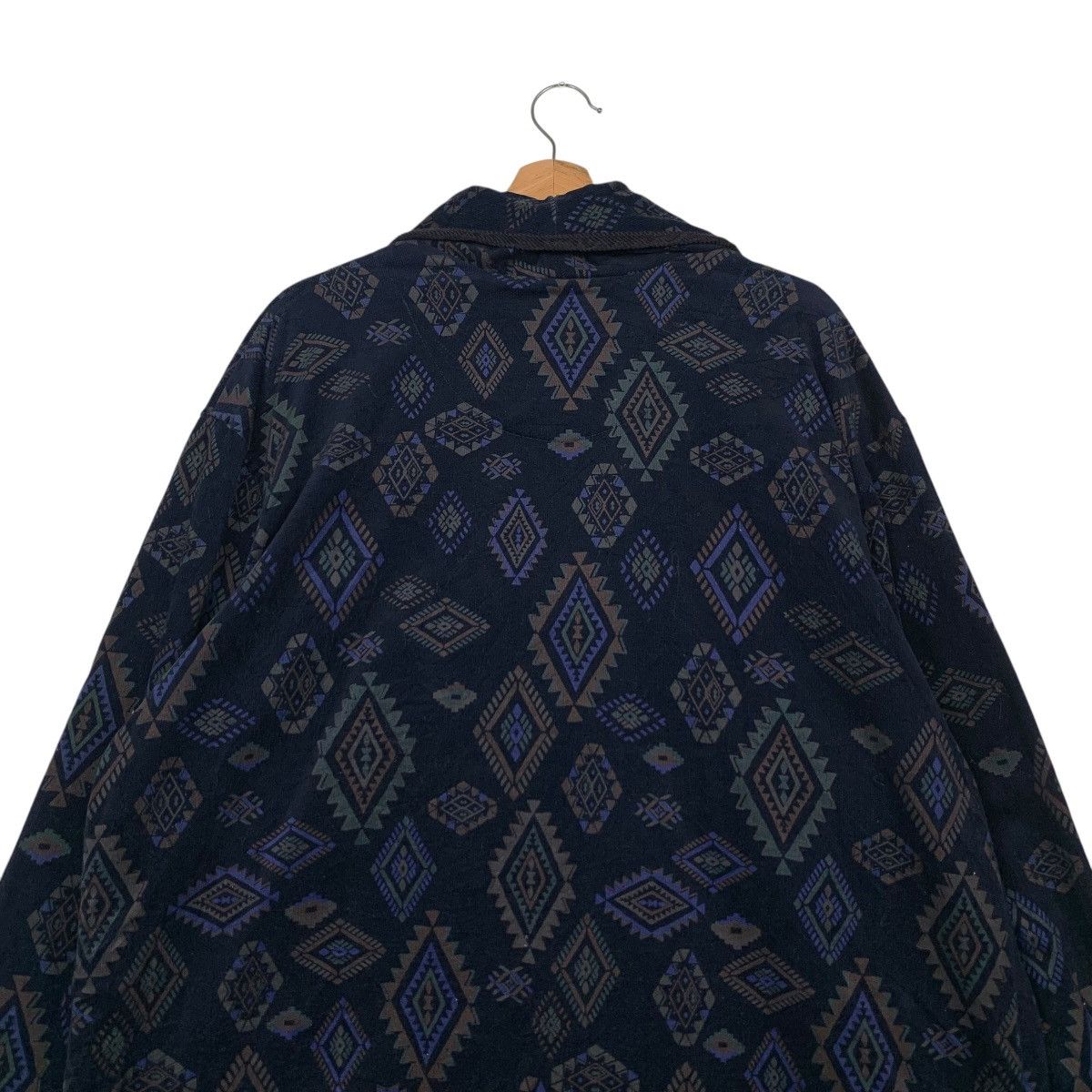 Japanese Brand TITICACA Motif Design Single Button Casual Jacket #2248-C99 Size US L / EU 52-54 / 3 - 8 Thumbnail