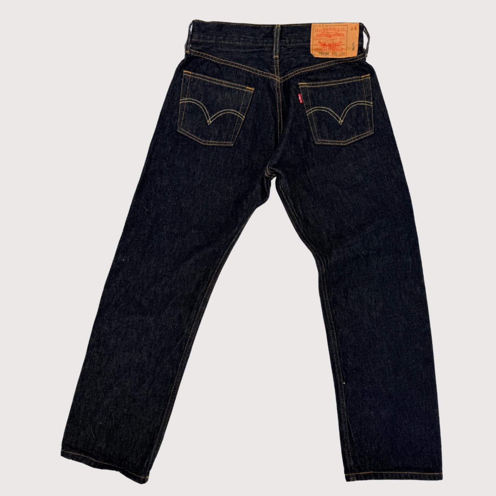 Levi's Levi's 501 Straight Fit Jeans Rinse 31x30 Size US 31 - 4 Thumbnail