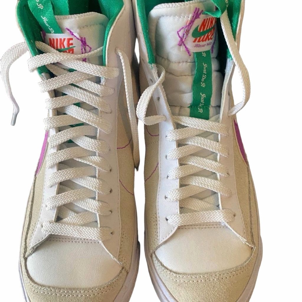 Nike Nike Blazer Mid White Sneakers | EUC | Sz 8.5w/7y Size US 8.5 / IT 38.5 - 2 Thumbnail