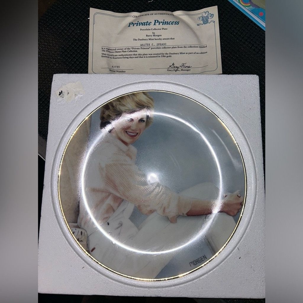 Danner Princess Diana Limited Edition Collectors Plate 1988 Size ONE SIZE - 2 Thumbnail