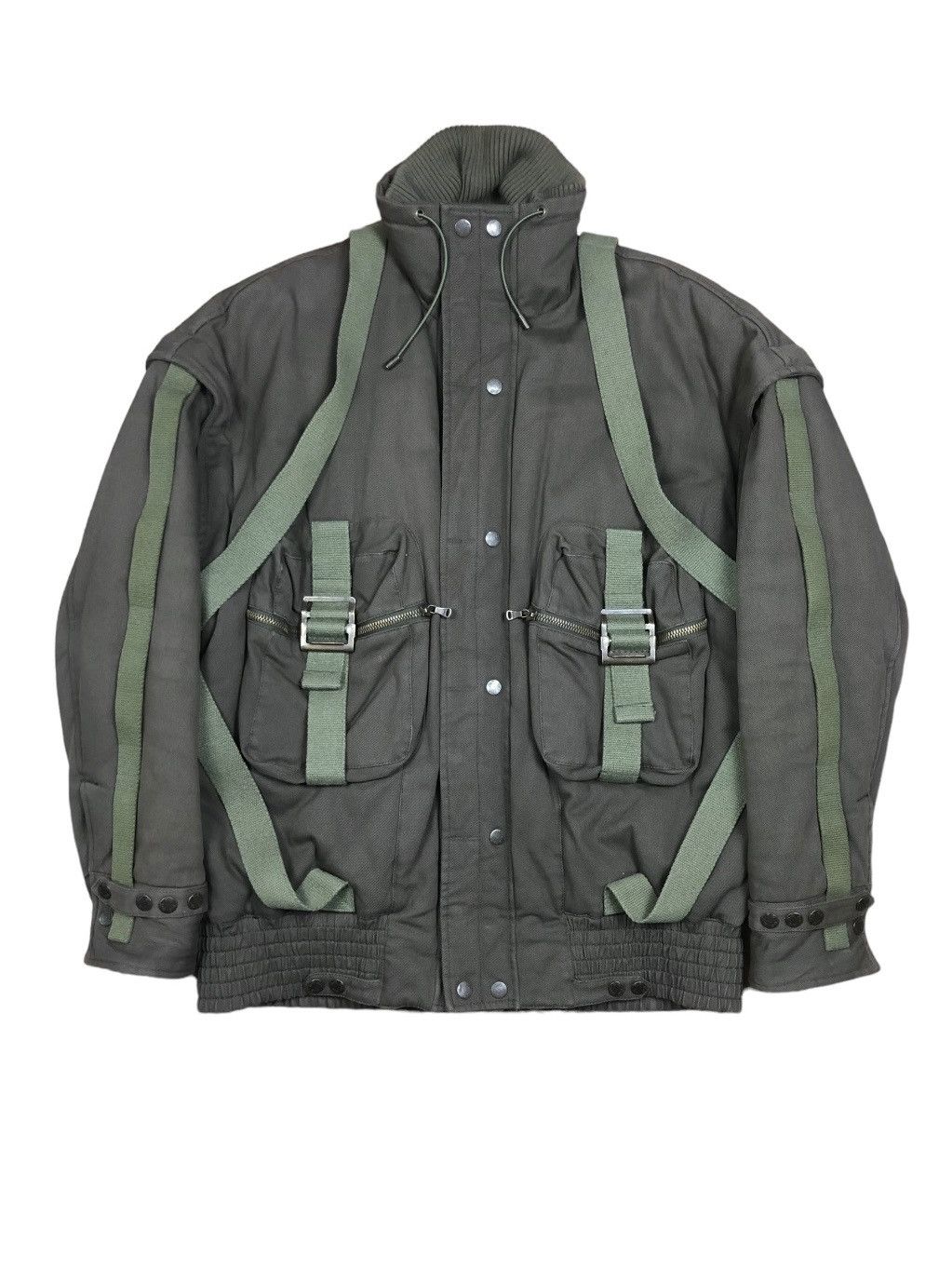 Dolce & Gabbana × Vintage AW2003 Dolce & Gabbana Heavy Detachable Bondage Jacket Size US XL / EU 56 / 4 - 1 Thumbnail