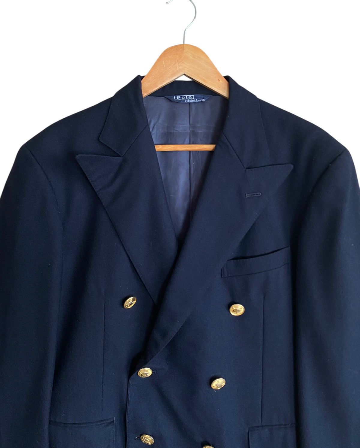 Polo Ralph Lauren Very Rare Vintage Polo Ralph Lauren Gold Braces Jacket 1990s Size US L / EU 52-54 / 3 - 3 Thumbnail