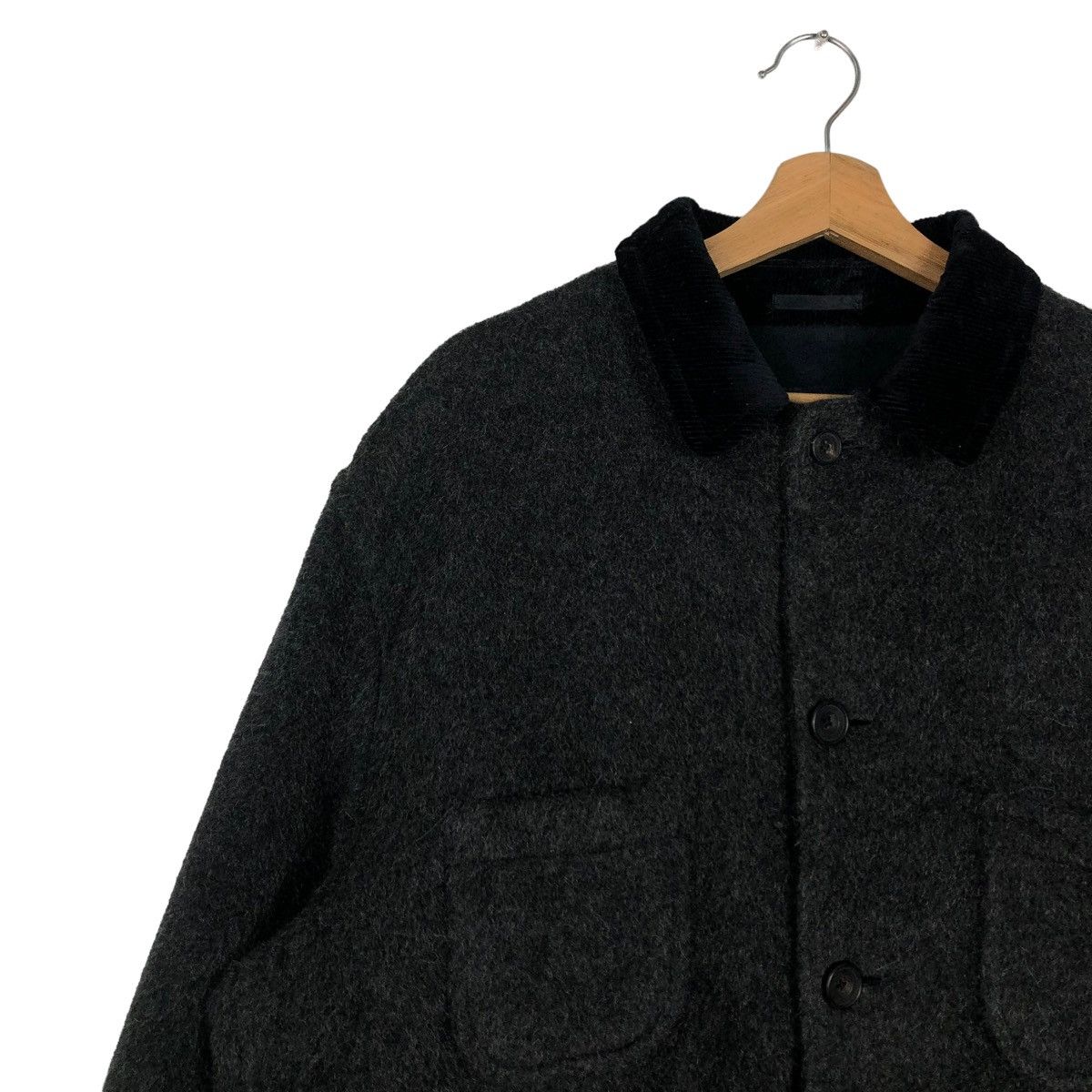Japanese Brand 🔥90’s VINTAGE WOOL JACKET CHORE WORKER JAPAN MIKEBIRNIES Size US L / EU 52-54 / 3 - 3 Thumbnail