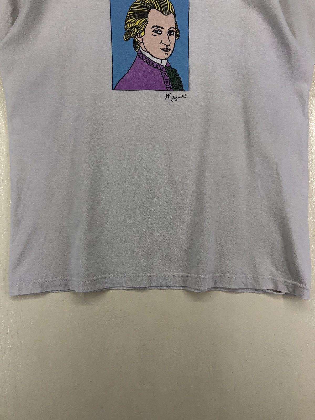 Japanese Brand × Vintage Vintage Rag Machine Japanese Brand Mozart Photo Tshirt Size US M / EU 48-50 / 2 - 8 Thumbnail