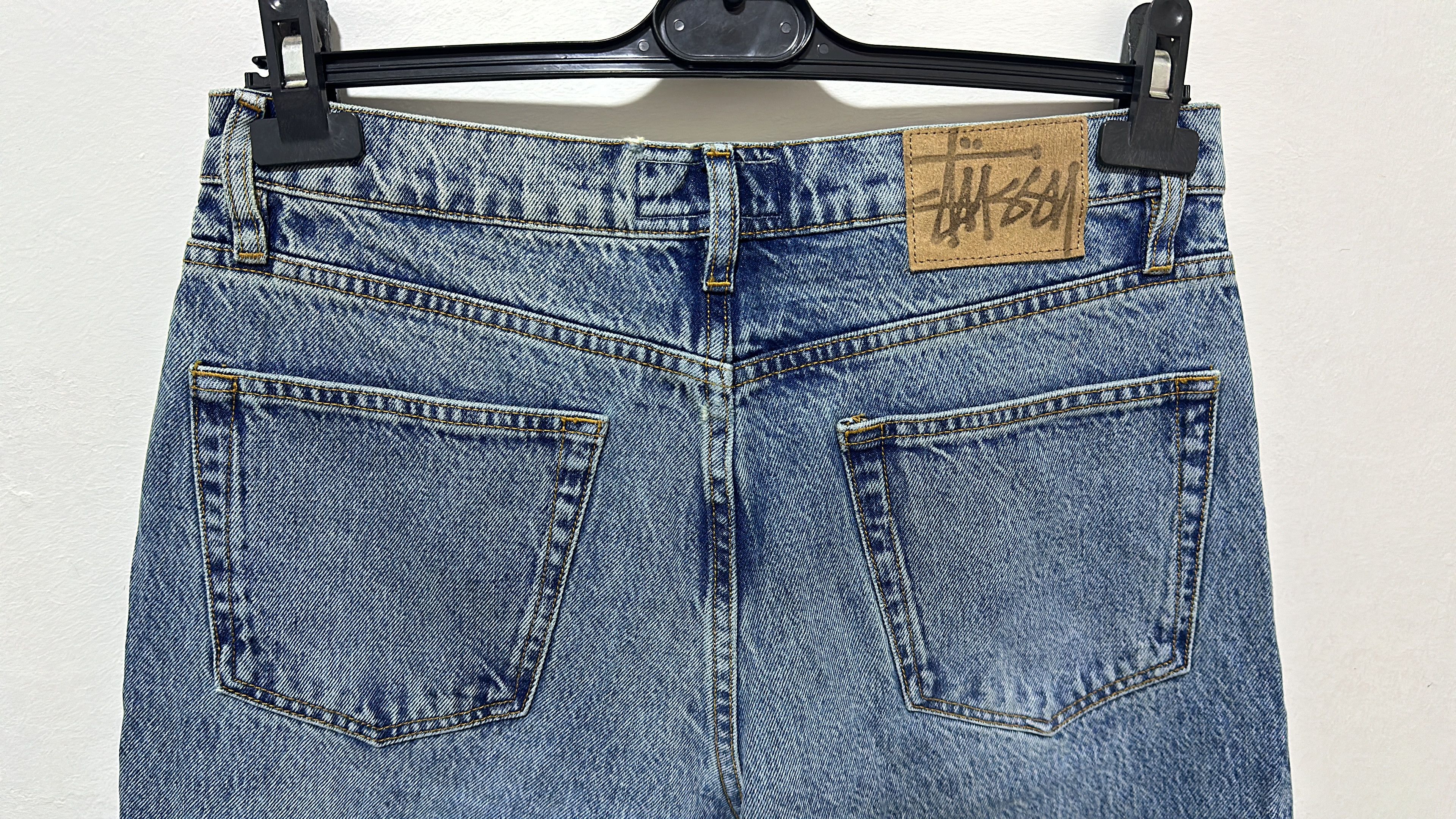 Stussy Stussy Big Ol Jean Denim Washed Blue Size 34 Size US 34 / EU 50 - 3 Thumbnail