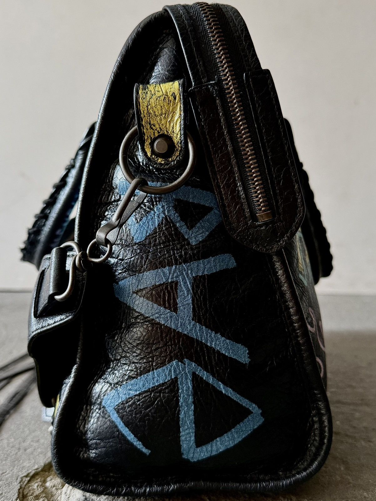 Balenciaga Balenciaga - Demna - 2017 Classic City Graffiti Lambskin Bag Size ONE SIZE - 8 Thumbnail