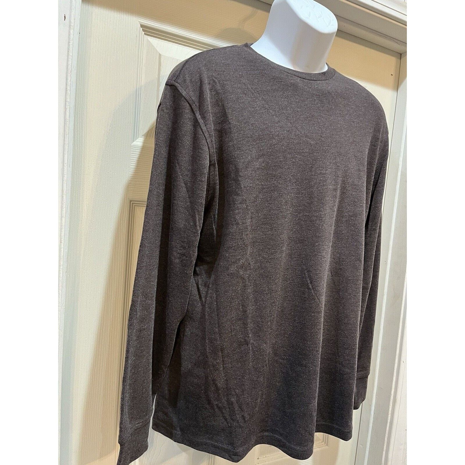 Saddlebred Saddlebred Carbon T Shirt Mens M Grey Crew Tee Long Sleeve Size US M / EU 48-50 / 2 - 4 Thumbnail