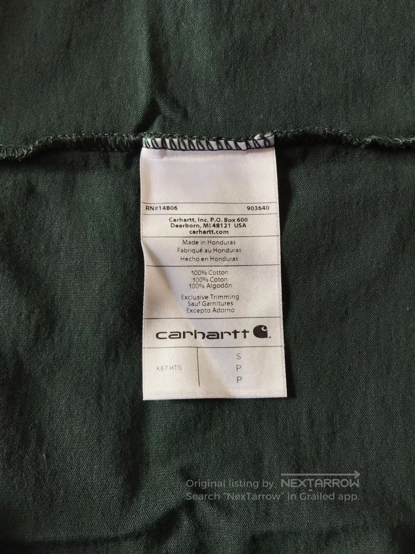 Carhartt Carhartt K87 Short Sleeve T. Size US S / EU 44-46 / 1 - 8 Thumbnail