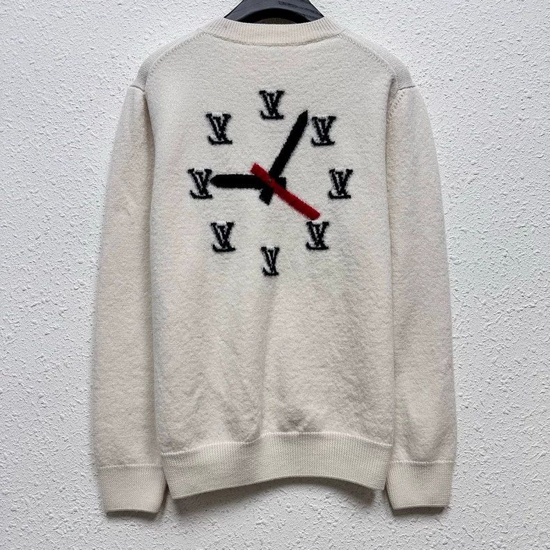 Louis Vuitton Louis Vuitton Clock Logo Sweater Size US XXL / EU 58 / 5 - 2 Thumbnail
