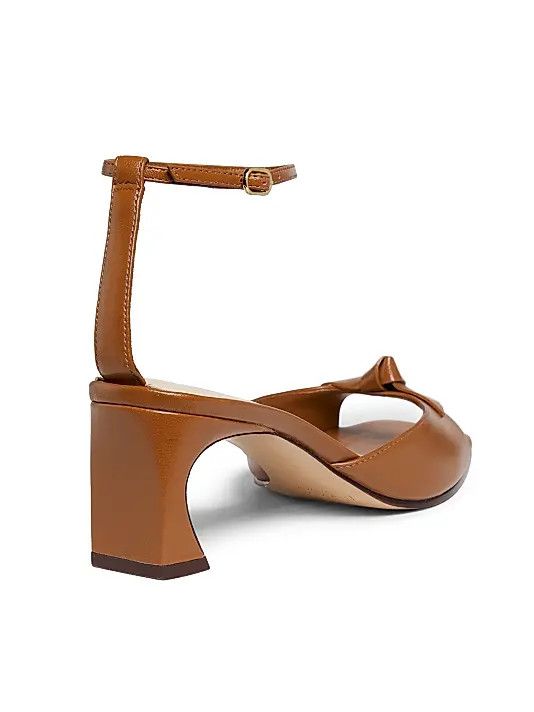 Alexandre Birman os11x0226 Clarita 60mm Leather Sandals in Brown Size US 7 / IT 37 - 3 Thumbnail