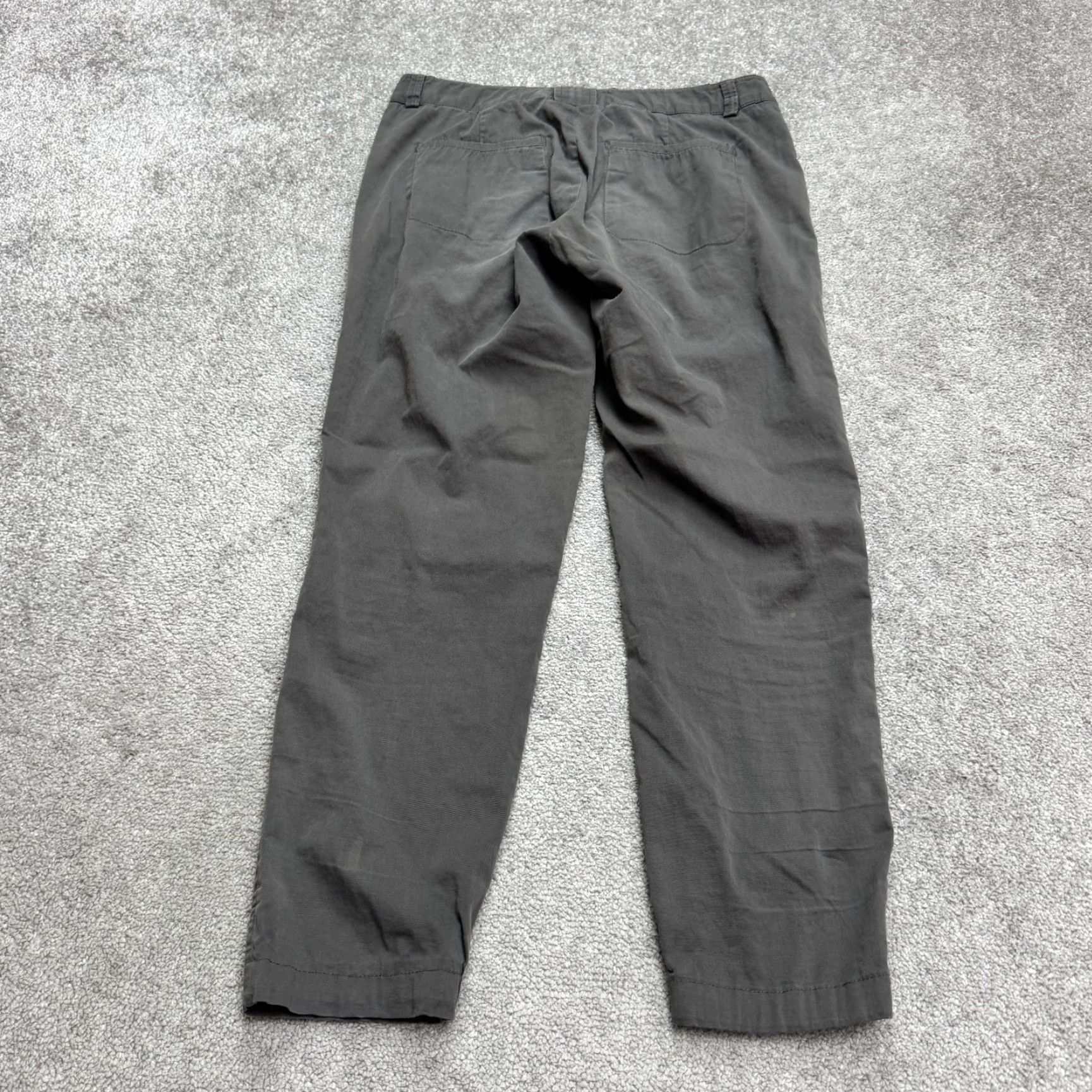 Vince Vince Chino Pants Mens 31x27 Gray Cotton Flat Front Stretch Classic Straight Leg Modern Everyday Size US 31 - 2 Thumbnail