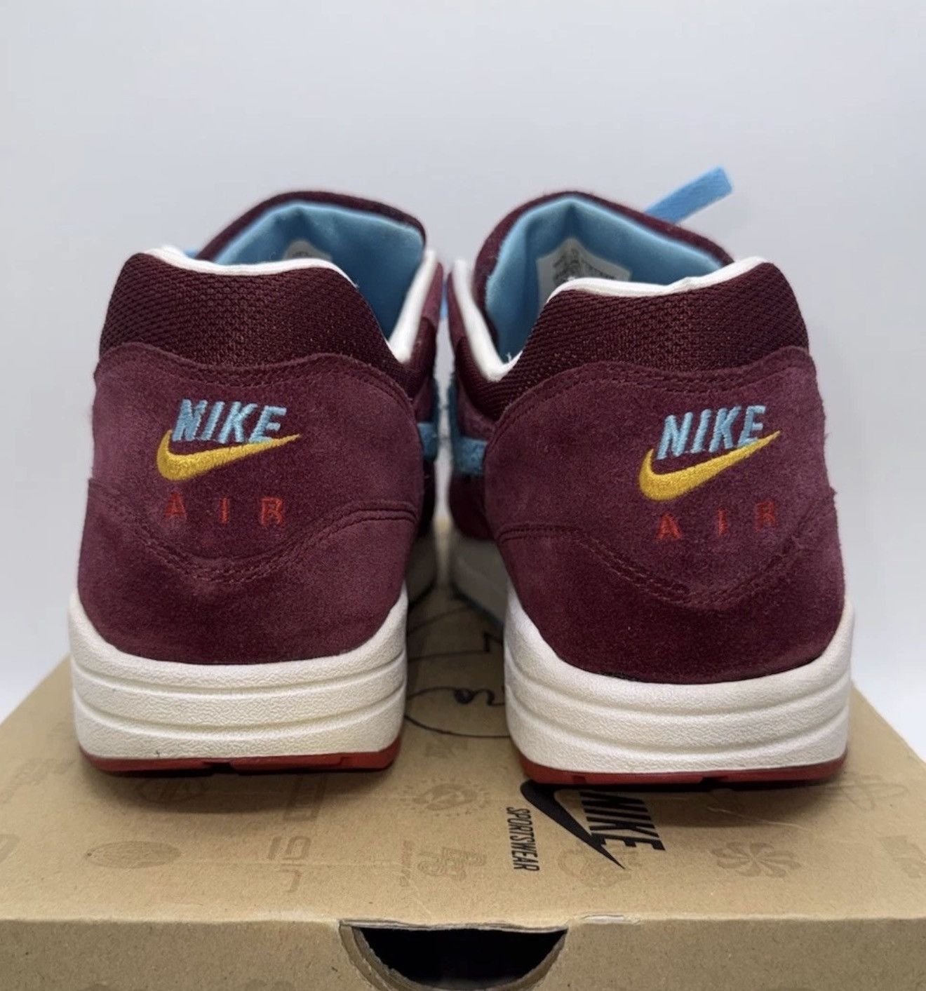 Nike × Parra Nike Air Max 1 Premium Patta x Parra Cherrywood SZ 10.5 US Size US 10.5 / EU 43-44 - 9 Thumbnail