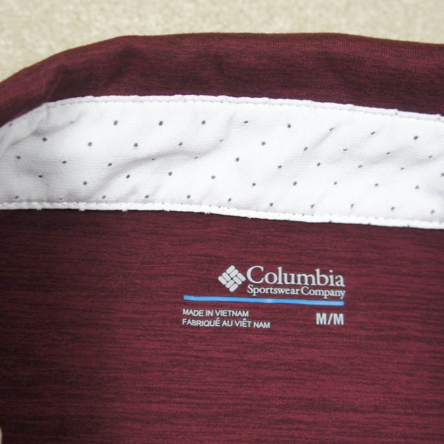 Vintage Texas A&M Aggies Polo Shirt Mens M Maroon Columbia PFG Omni-Shade Golf Short Sleeve Polo Shirt Mens Size US M / EU 48-50 / 2 - 6 Thumbnail