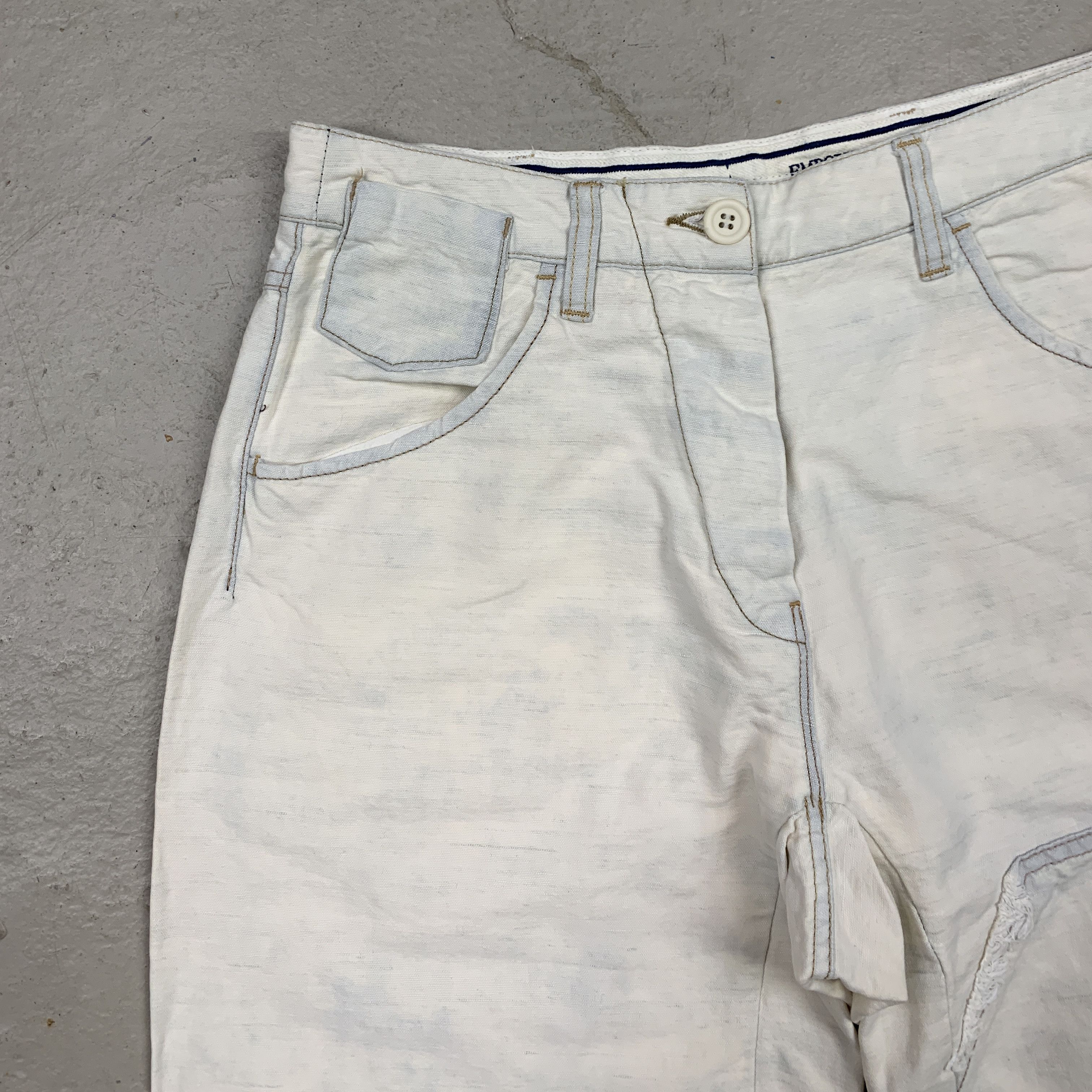 Armani × Emporio Armani × Giorgio Armani Hemp Paneled Pants Size US 29 - 4 Thumbnail