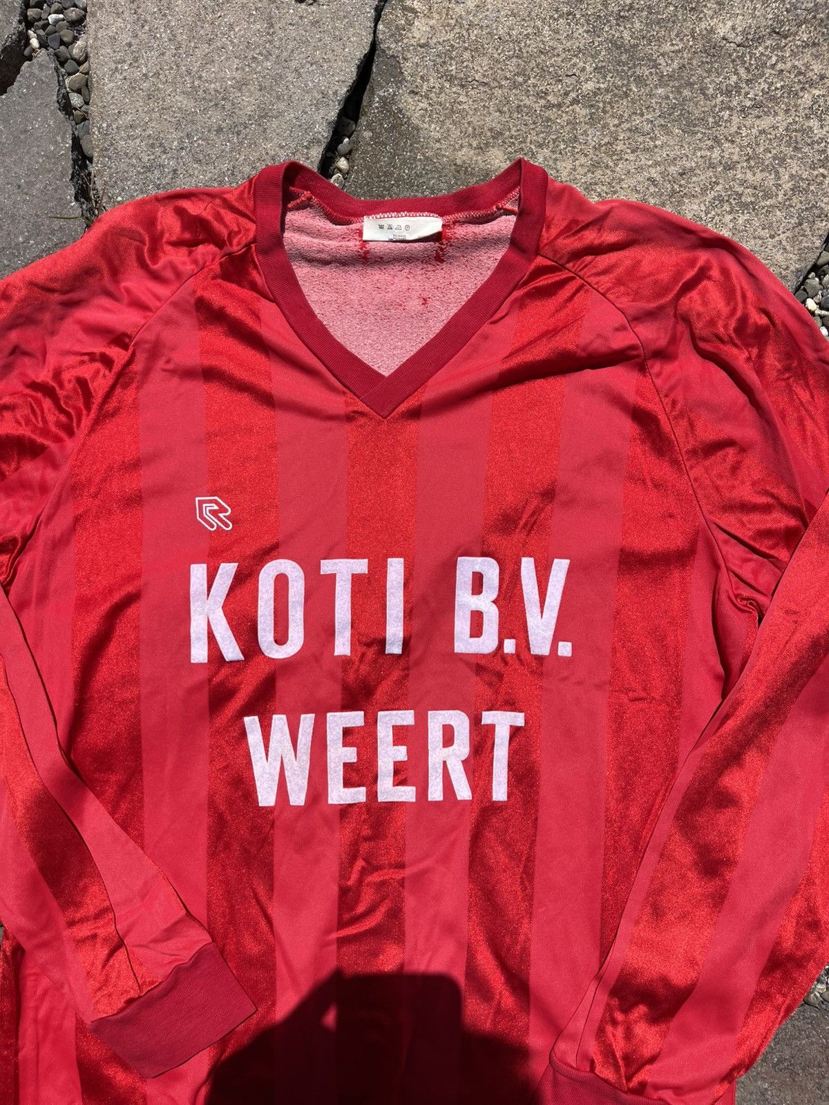 Vintage Robey Koti Weert Vintage Holland Jersey red longsleeve Size US XL / EU 56 / 4 - 6 Thumbnail