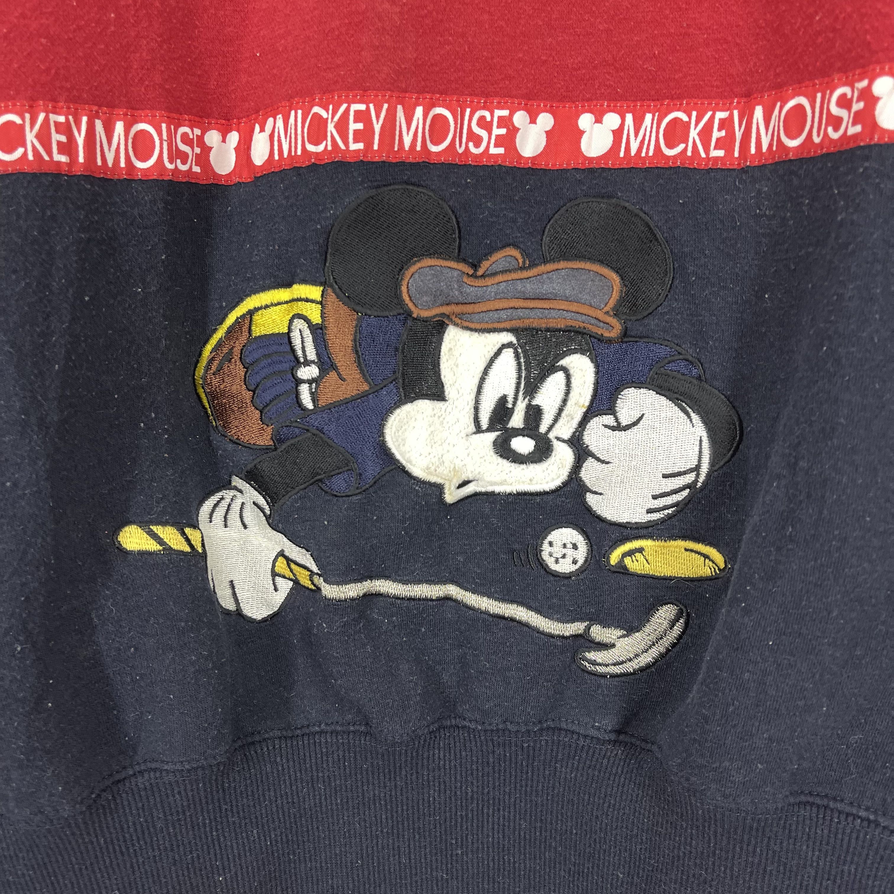 Disney Vintage MICKEY MOUSE Nice Design Sweatshirt #1995/13 Size US M / EU 48-50 / 2 - 3 Thumbnail
