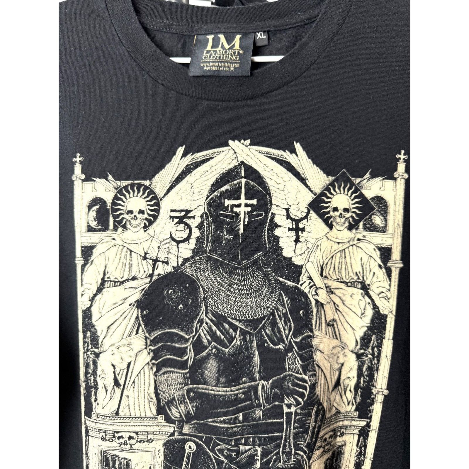 Affliction Vintage Style Knight Affiction T Shirt War Size US XL / EU 56 / 4 - 2 Thumbnail