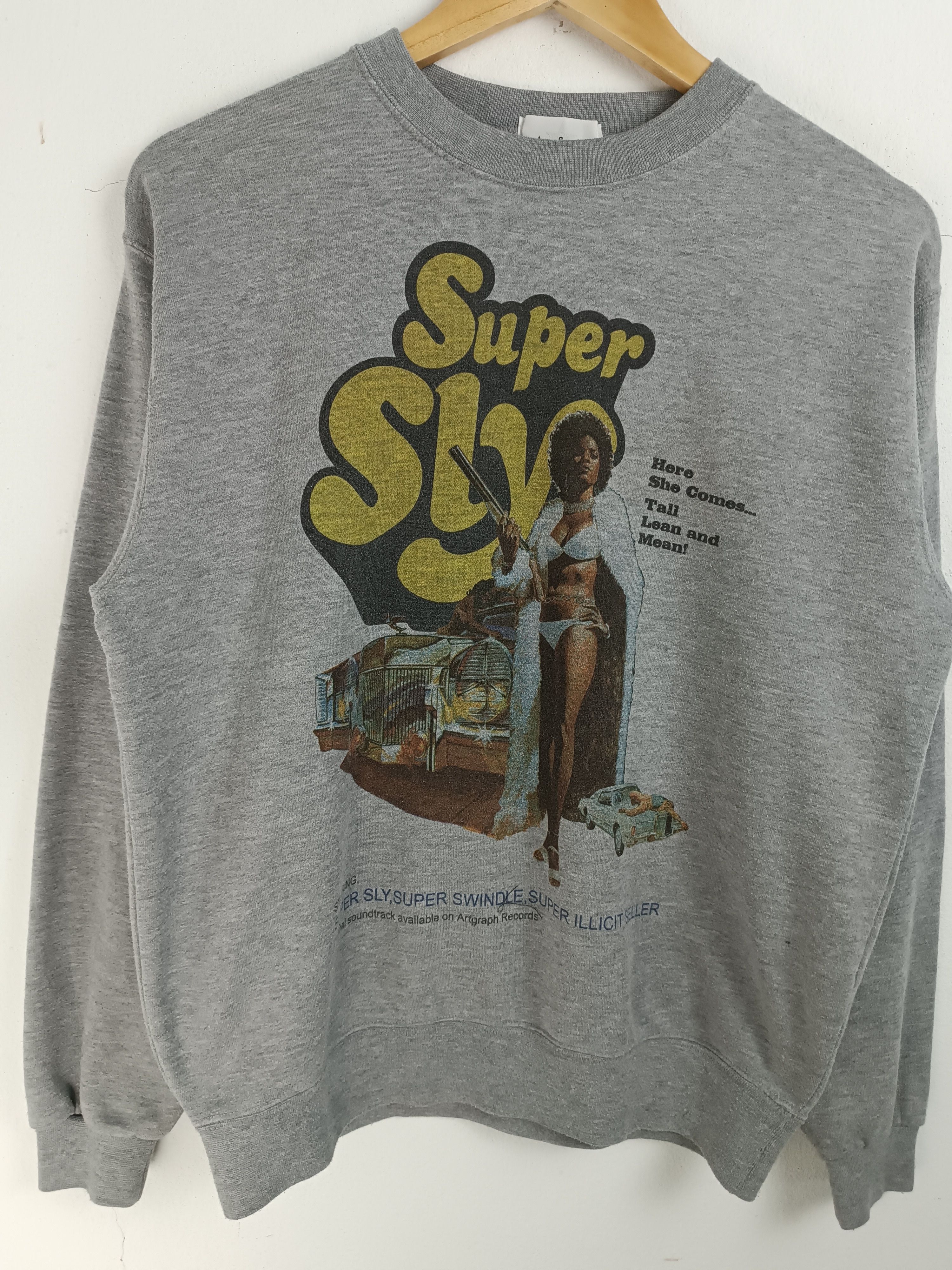 Japanese Brand VINTAGE SUPER SLY TALL, LEAN & MEAN SEXY HUMOR SWETSHIRT Size US M / EU 48-50 / 2 - 5 Thumbnail