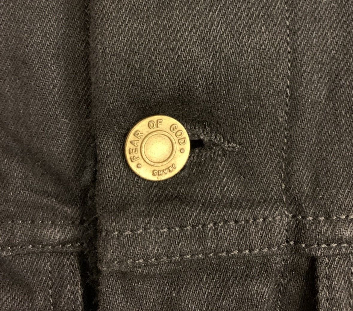 Fear of God 5th Selvedge Denim Alpaca Trucker Jacket Size US L / EU 52-54 / 3 - 7 Thumbnail