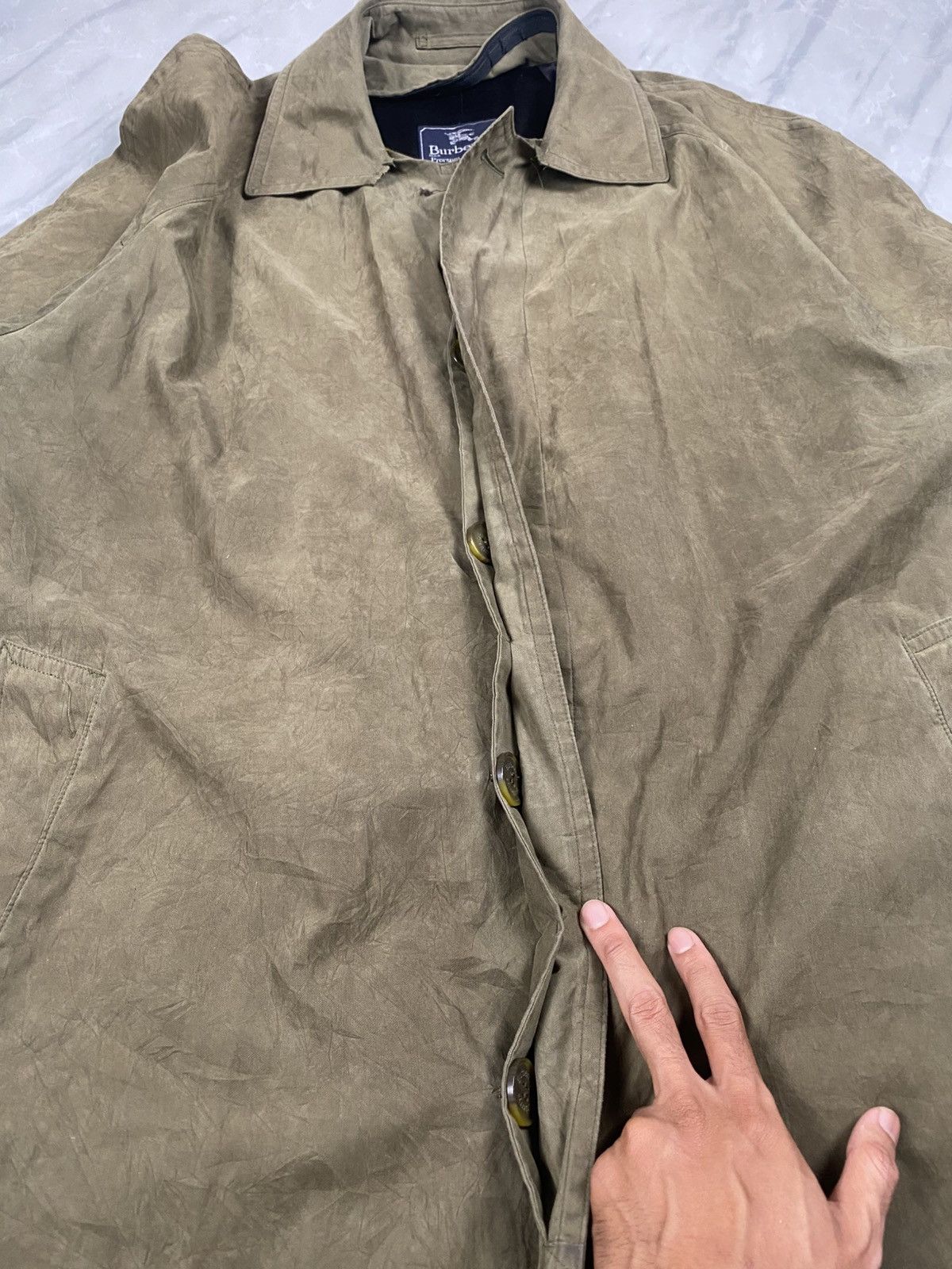 Burberry Prorsum Vintage Burberrys Prorsum Cloak Long Jacket Size US XL / EU 56 / 4 - 7 Thumbnail