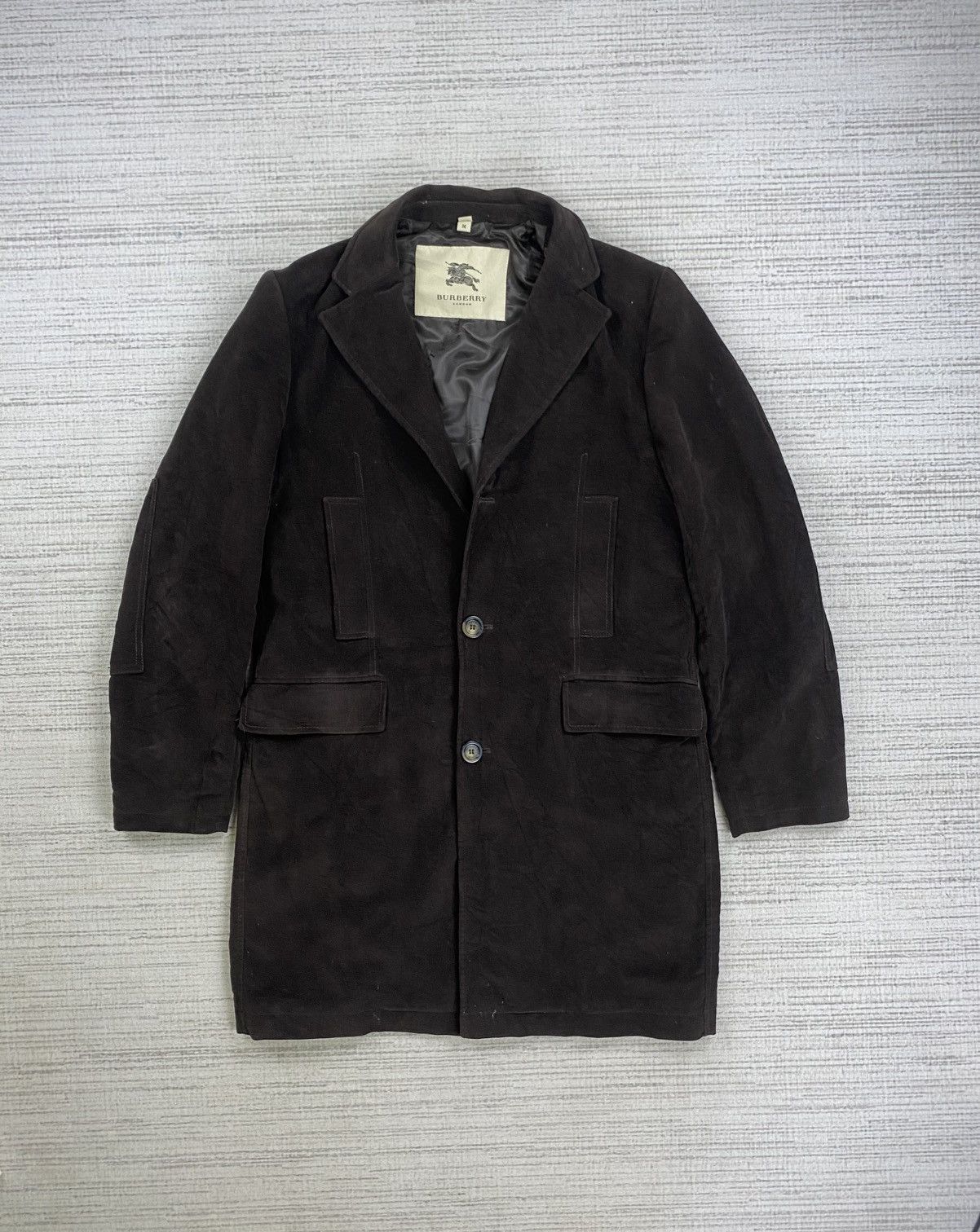 Burberry × Japanese Brand × Vintage Vintage Burberry London Double Colar Wool Trench Coat Jacket Size US M / EU 48-50 / 2 - 1 Thumbnail