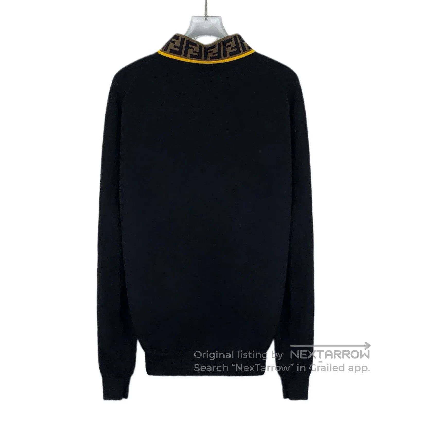 Fendi Fendi Black Wool Knit Sweater. Size US L / EU 52-54 / 3 - 2 Thumbnail