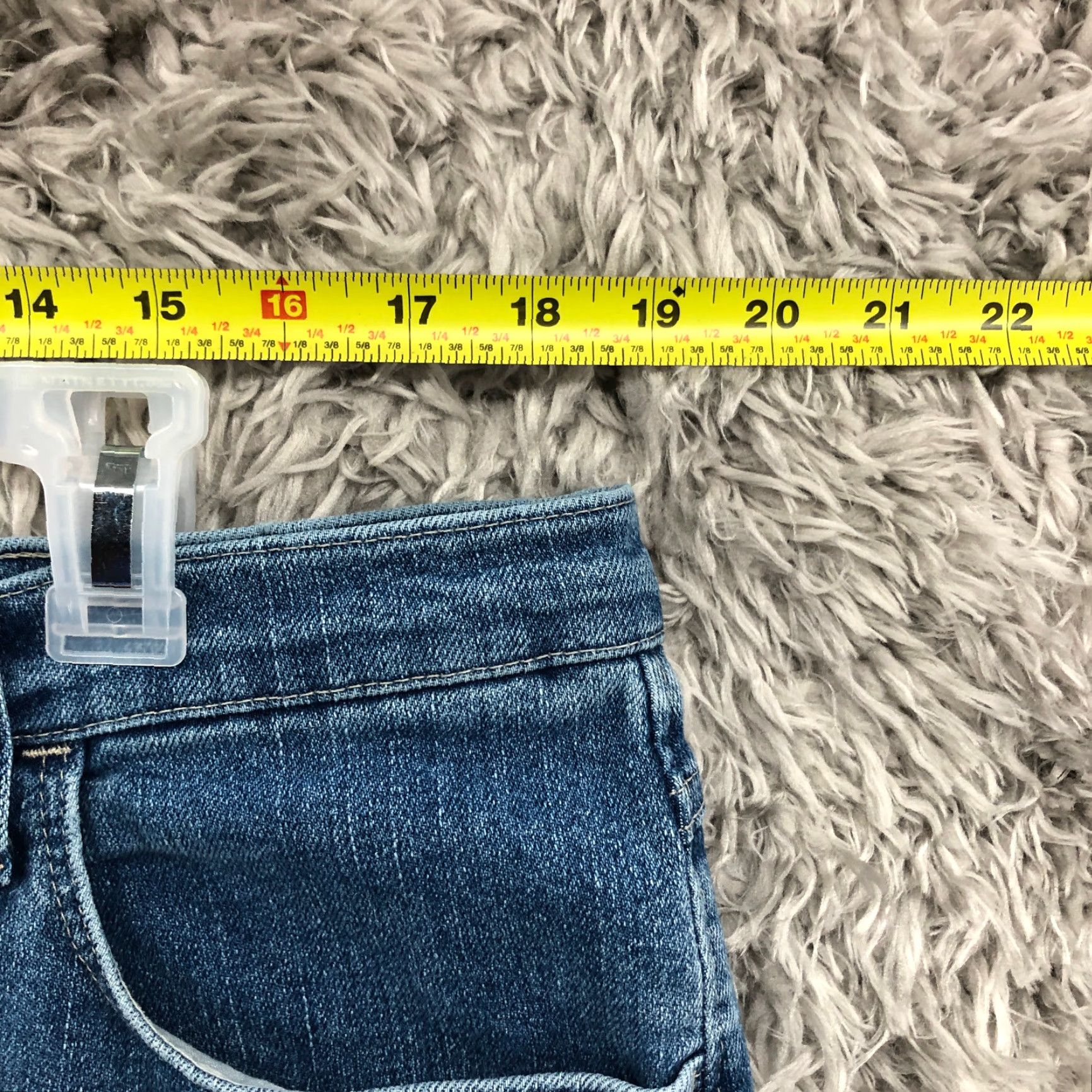 Vintage Riders Plus Size 20W Jeans Dark Wash Blue Denim High Rise 29 in Belt Loops 5-Pocket Womens Size 42" / US 20 - 2 Thumbnail