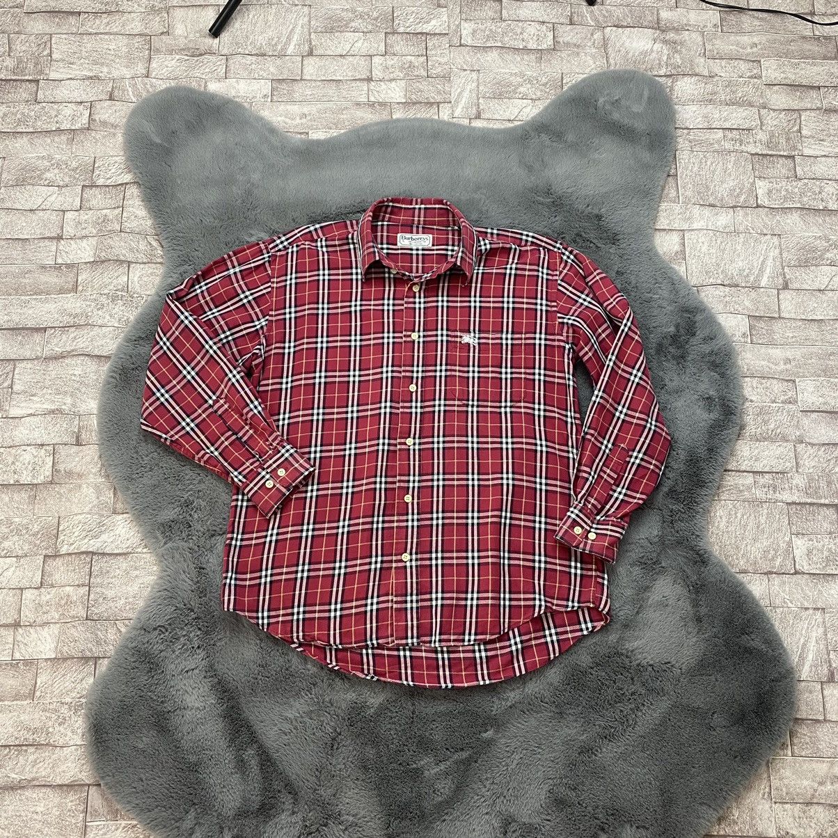 Burberry DL Burberry london vintage Checkered Flannel #023 Size US L / EU 52-54 / 3 - 1 Thumbnail