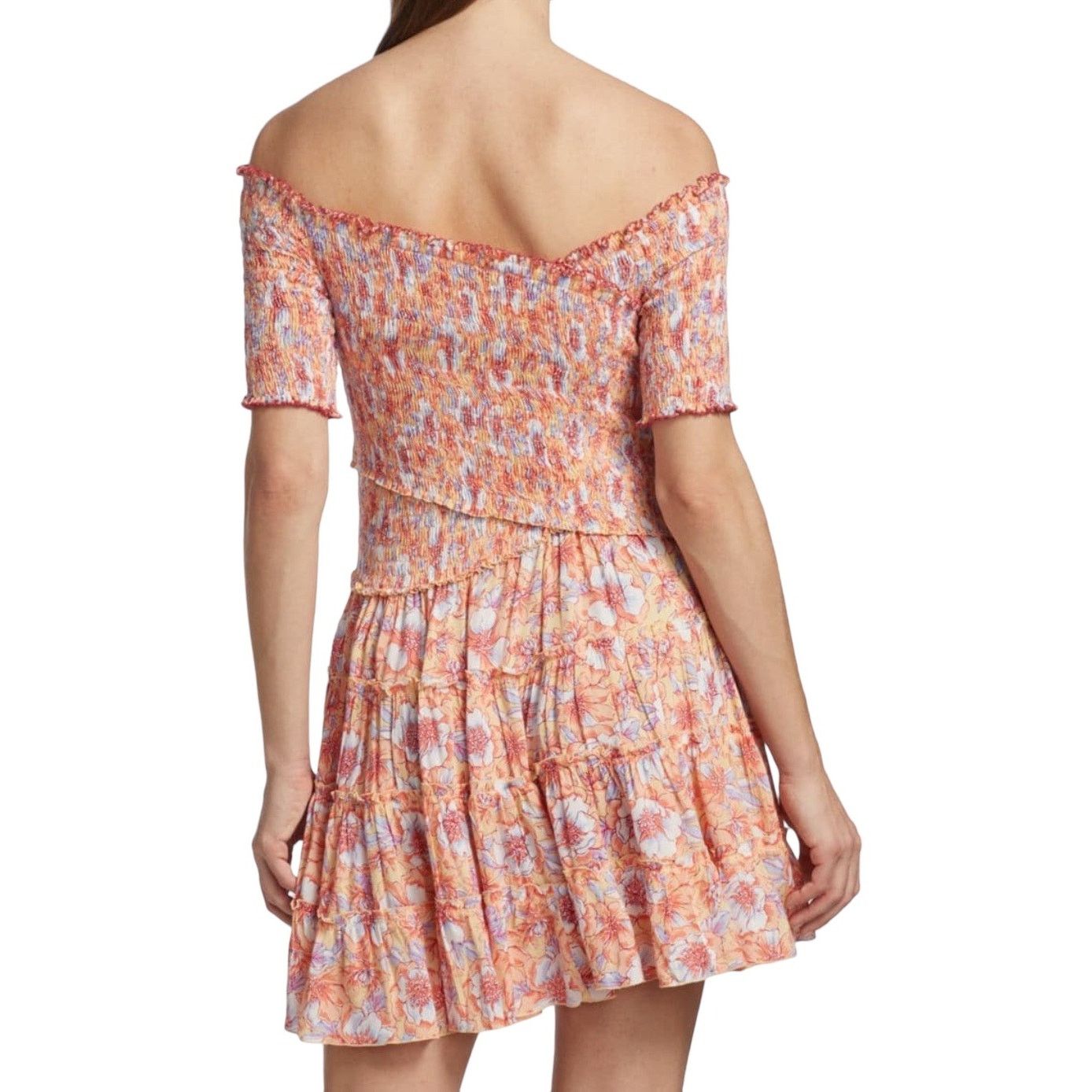 Poupette St Barth Soledad Floral Mini Dress Medium NWT