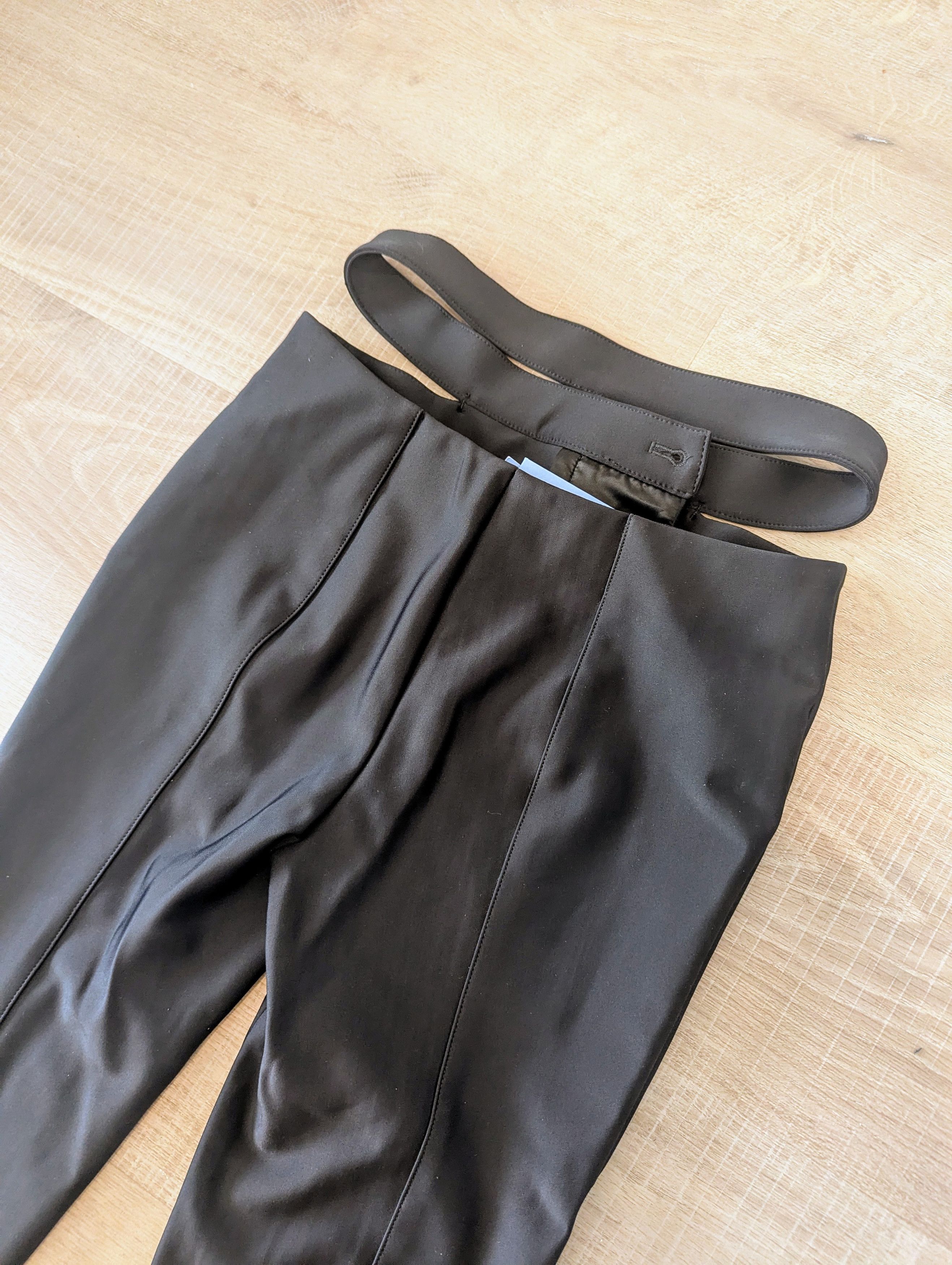 H&M × Mugler Mugler X H&M Flared Cut Out Jersey Pants Size 26" / US 2 / IT 38 - 5 Thumbnail