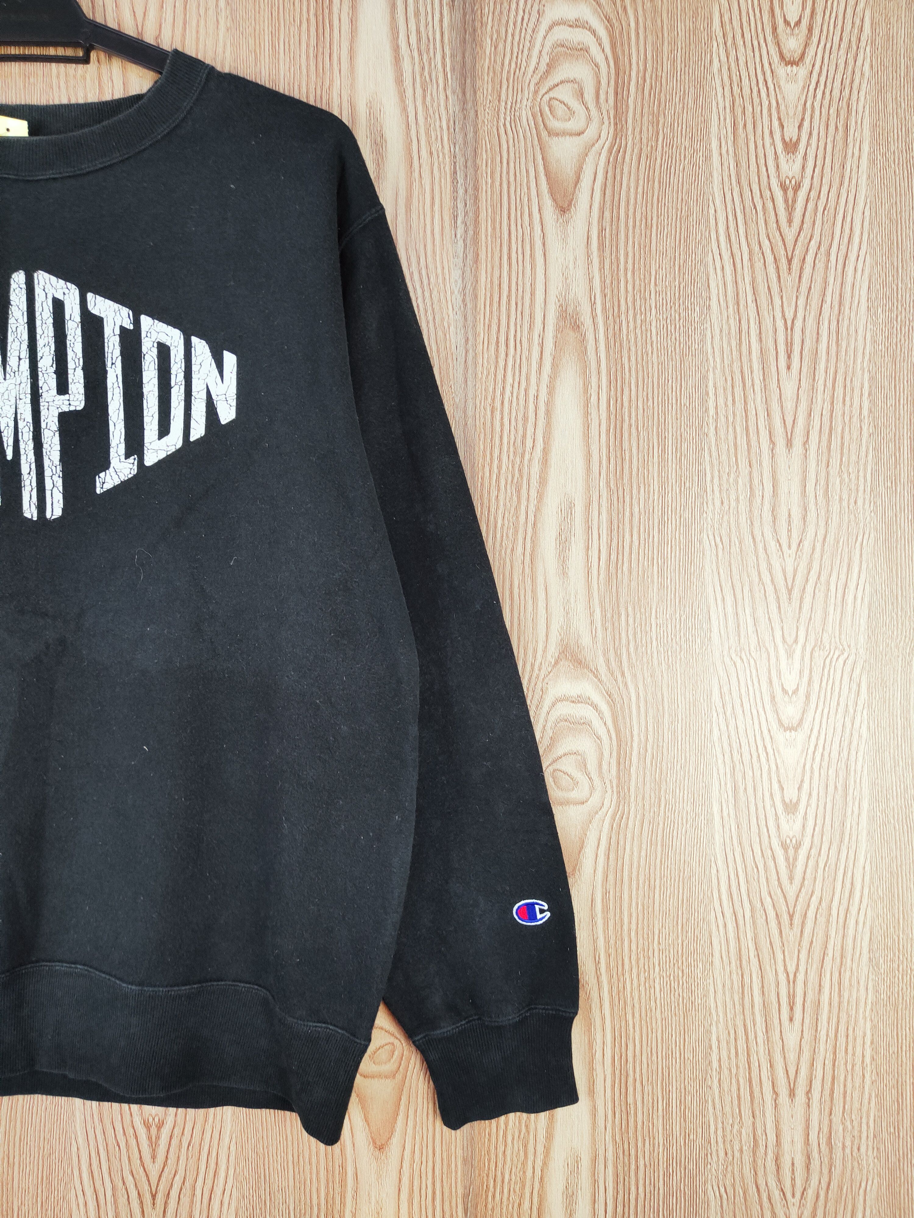 Champion × Vintage Champion Black Faded Sweatshirts #W255 Size US L / EU 52-54 / 3 - 6 Thumbnail