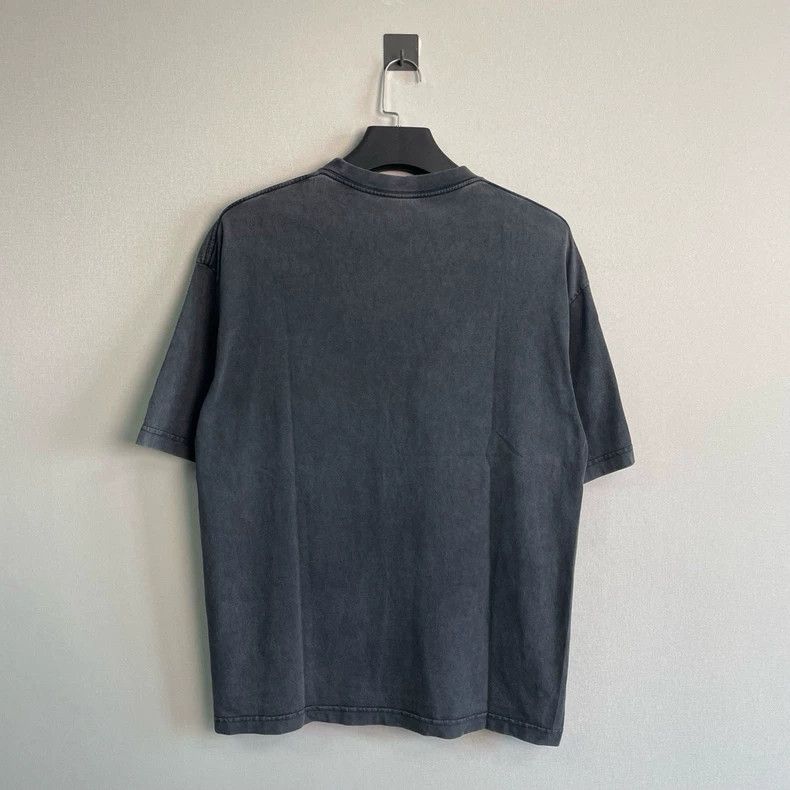 Balenciaga Balenciaga Washed Distressed Wheat Letter Short Sleeve Size US S / EU 44-46 / 1 - 2 Thumbnail