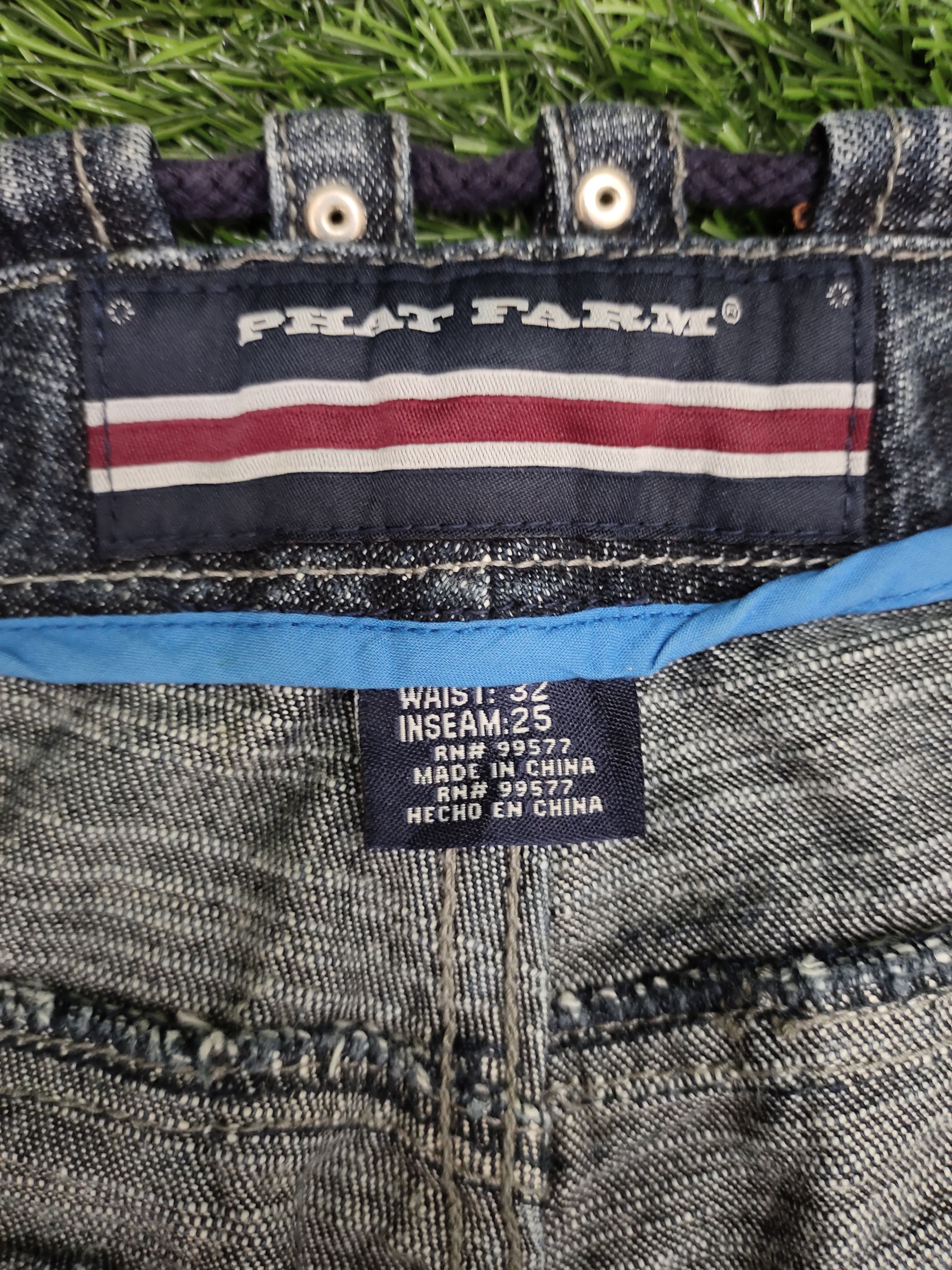 Phat Farm Baggy Jeans Phat Farm Wide Leg Jeans Y2k Jnco Streetwear Size US 32 / EU 48 - 15 Thumbnail