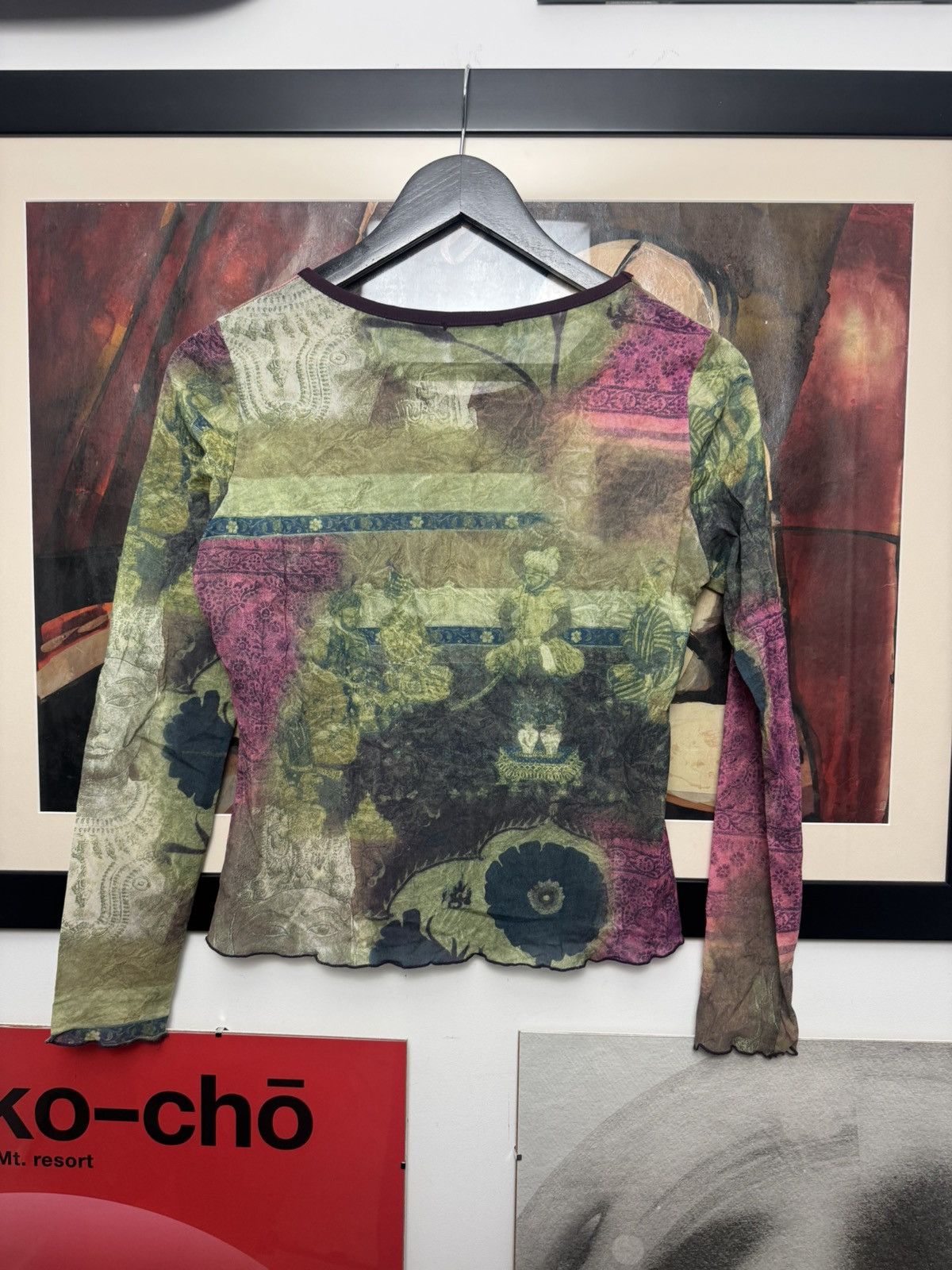 Vintage Rare Vintage Multi Japanese Mesh top like jean paul gaultier Size M / US 6-8 / IT 42-44 - 2 Thumbnail