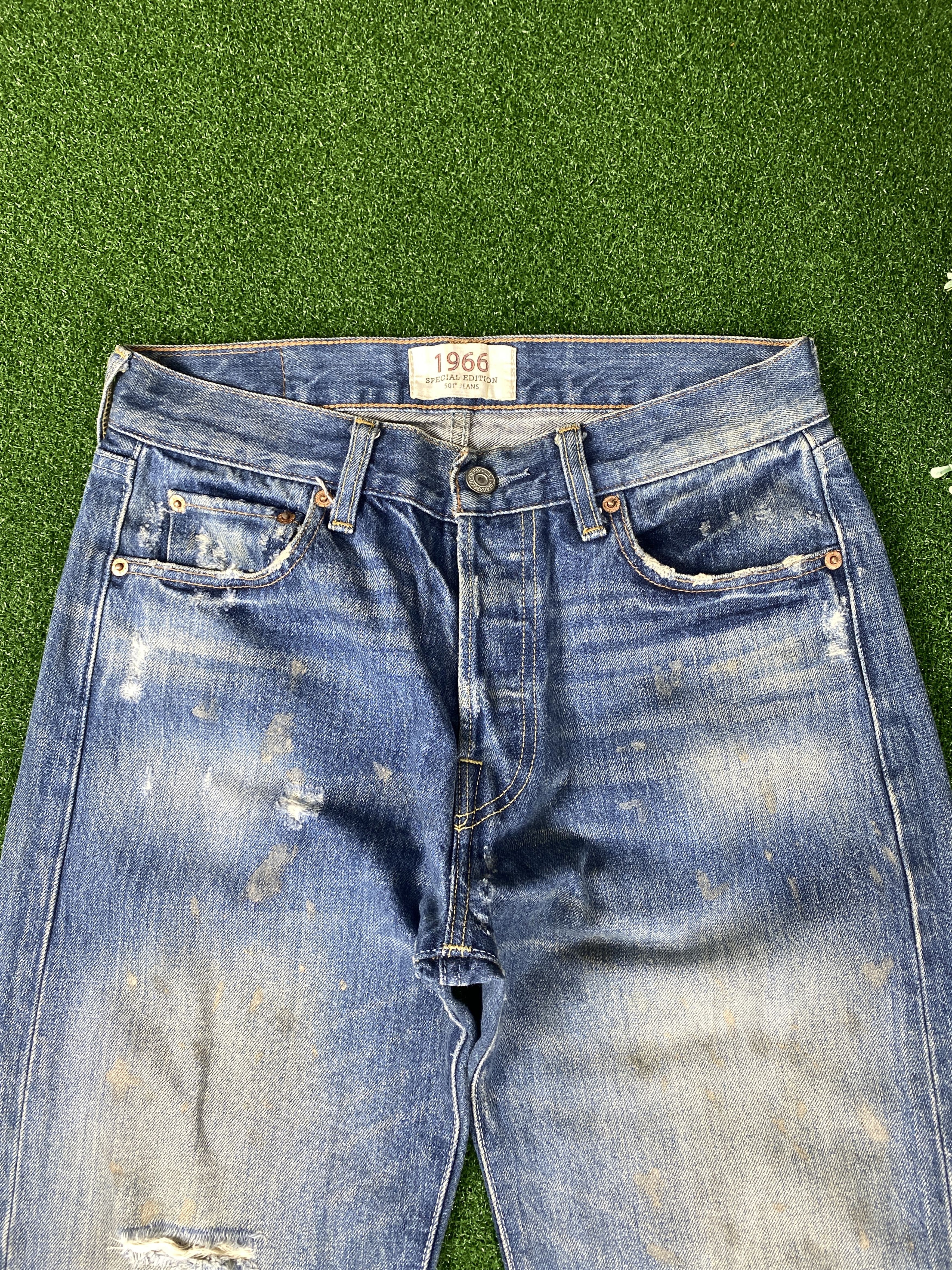 Levi's Vintage 90s Levi's 501 Faded Jeans CP0073 Size US 30 / EU 46 - 2 Thumbnail