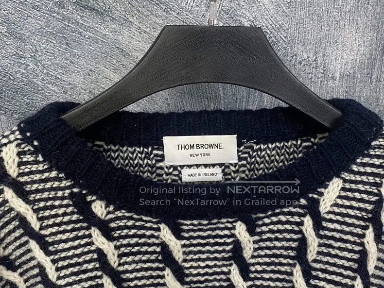 Thom Browne Thom Browne 3D Knit Sweater Size US XL / EU 56 / 4 - 3 Thumbnail