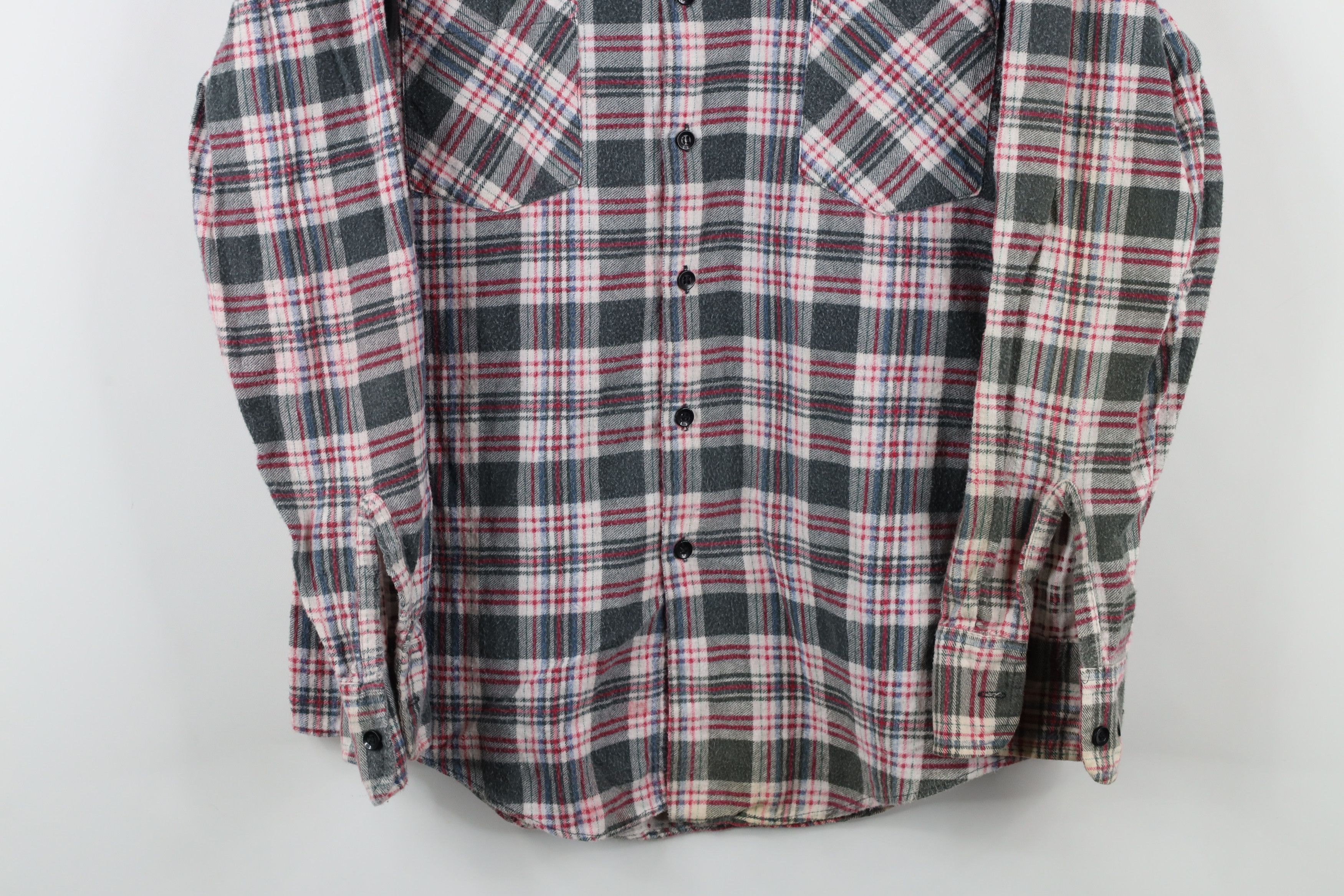 Vintage Vintage 90s Streetwear Flannel Collared Button Shirt Size US M / EU 48-50 / 2 - 3 Thumbnail