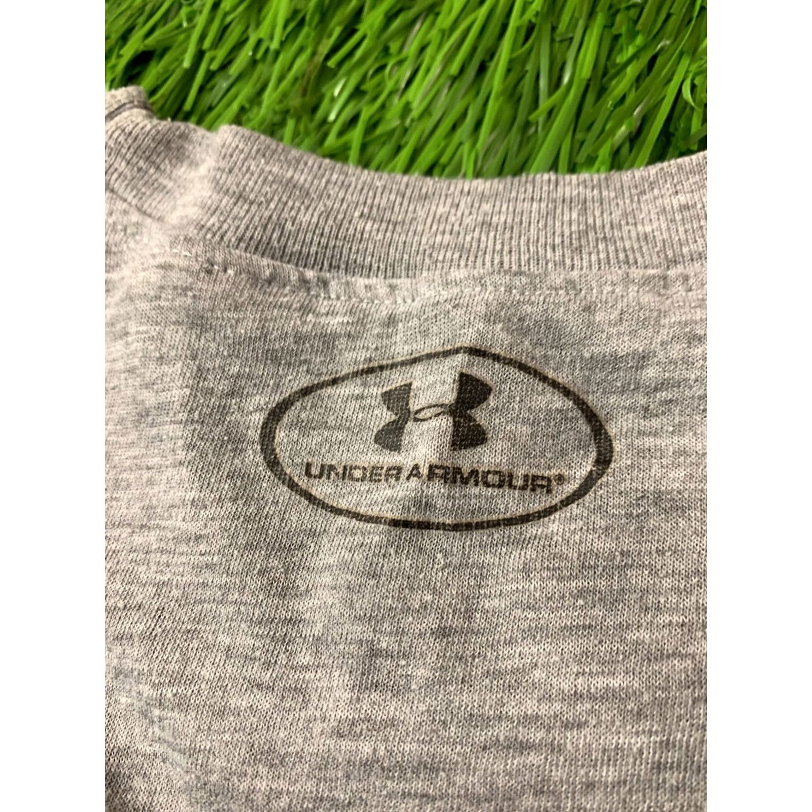 Under Armour Under Armour HeatGear Men T-Shirt Jersey Crew Neck Short Sleeve Gray XXXL? Size US L / EU 52-54 / 3 - 7 Thumbnail