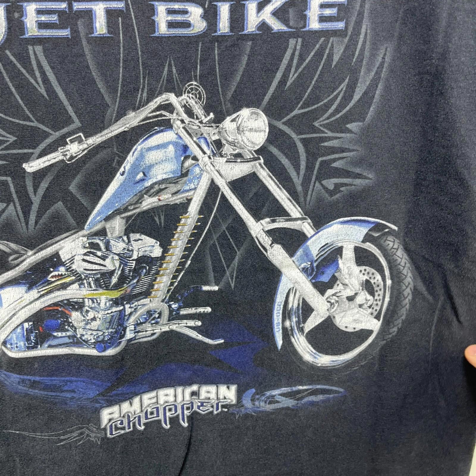 Vintage Vintage Y2K American Chopper Motorcycle Sun Faded T-Shirt XL Size US XL / EU 56 / 4 - 5 Thumbnail