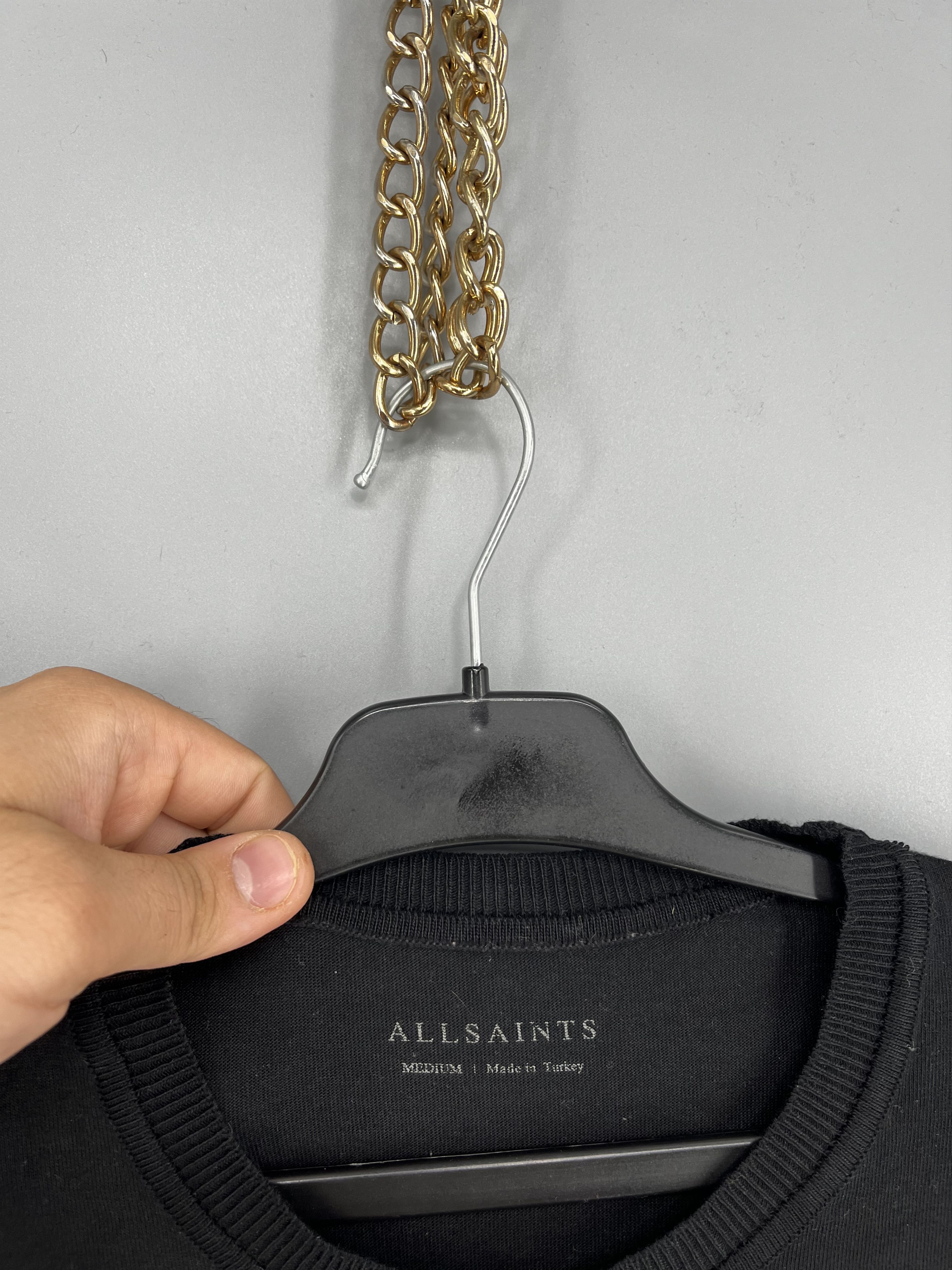Allsaints Vintage Y2K Allsaints T-shirt Luxury Sportswear Size M Size US M / EU 48-50 / 2 - 7 Thumbnail