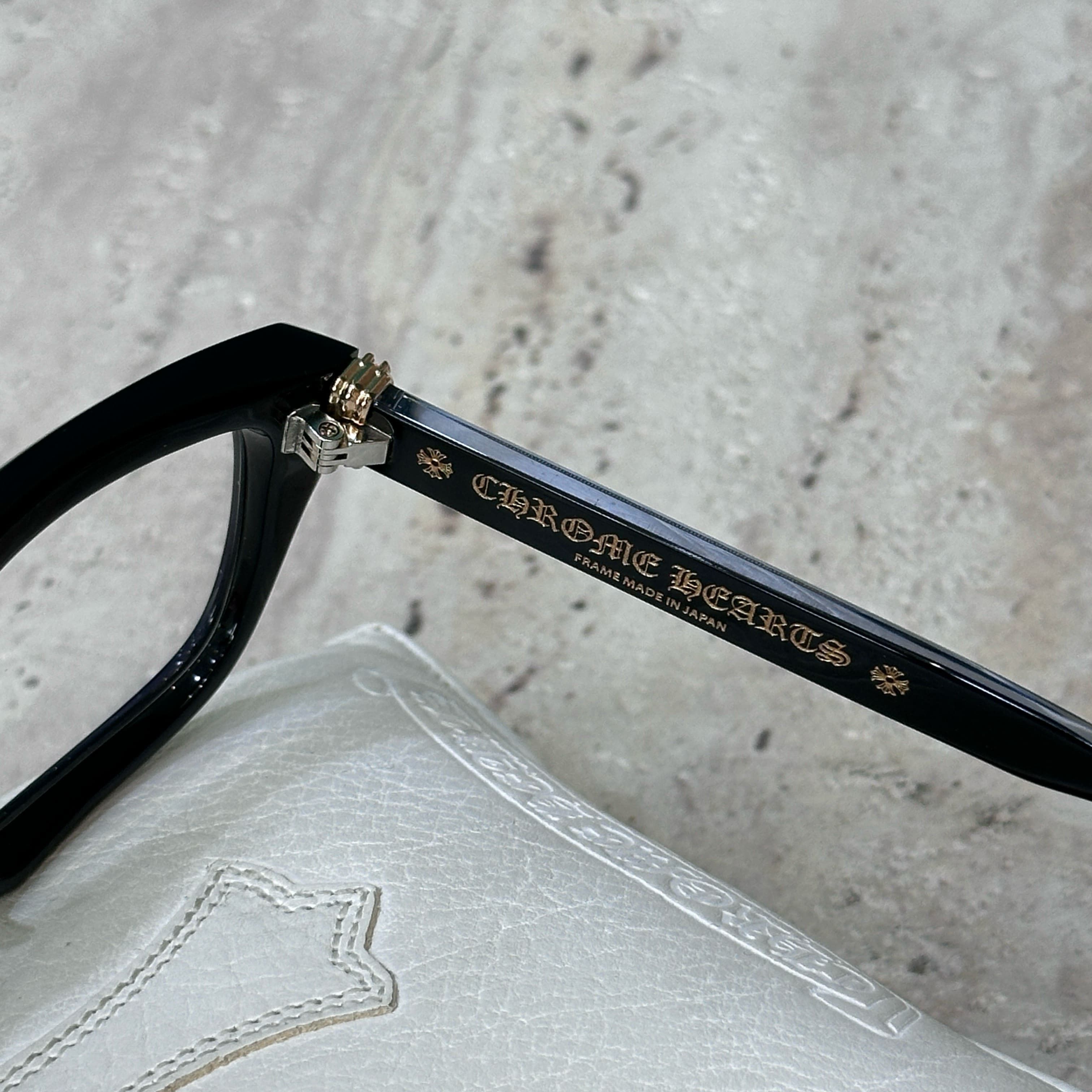 Chrome Hearts CHROME HEARTS OPTITCAL Black/18KGP Size ONE SIZE - 3 Thumbnail