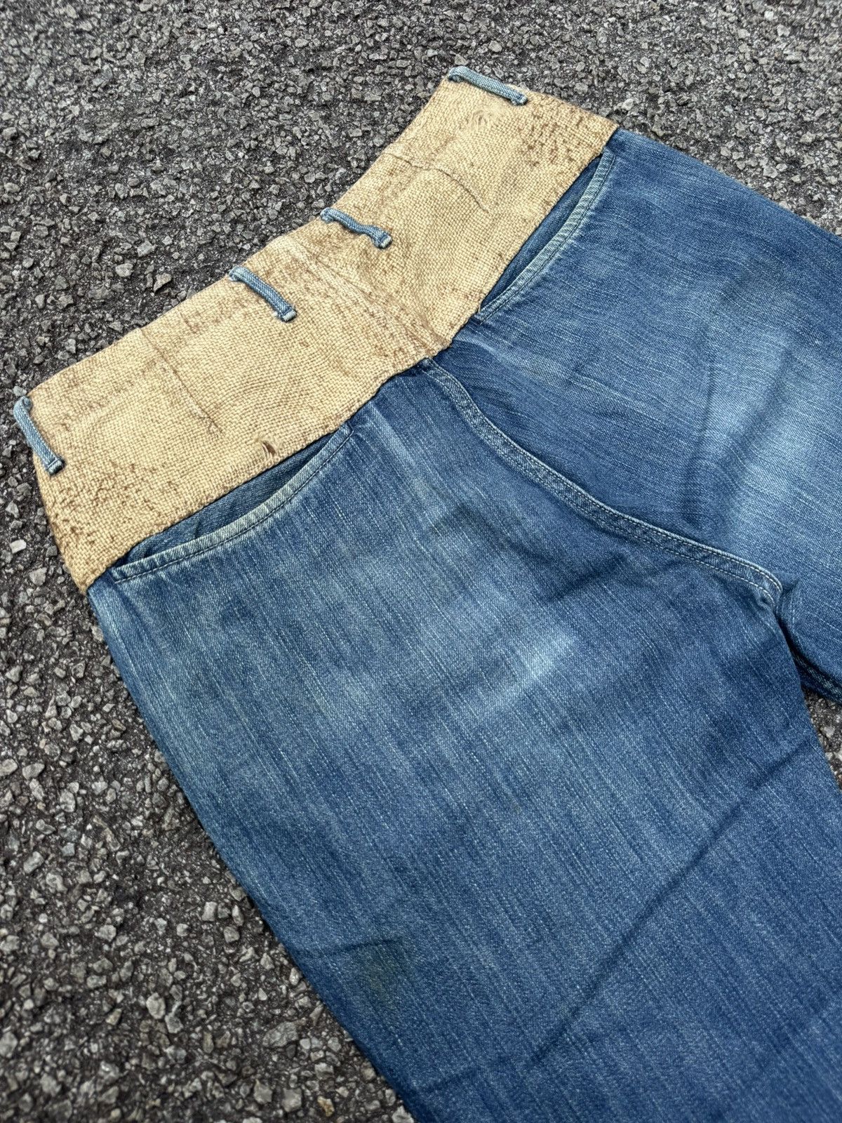 Kapital DESIGNER KIRO HIRATA KAPITAL HEMP CLASSIC DISTRESSED JEANS Size US 31 - 13 Thumbnail