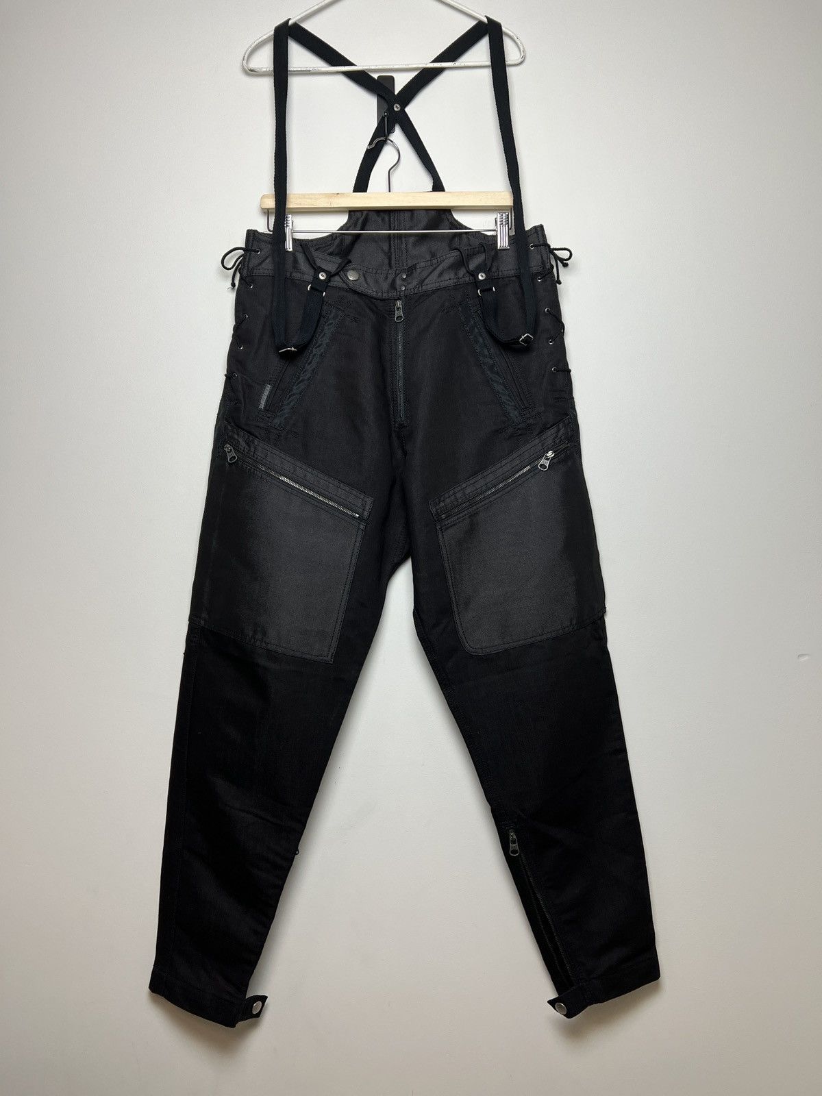 Giorgio Armani armani y2k multipocket cargo pants with braces Size US 33 - 2 Thumbnail