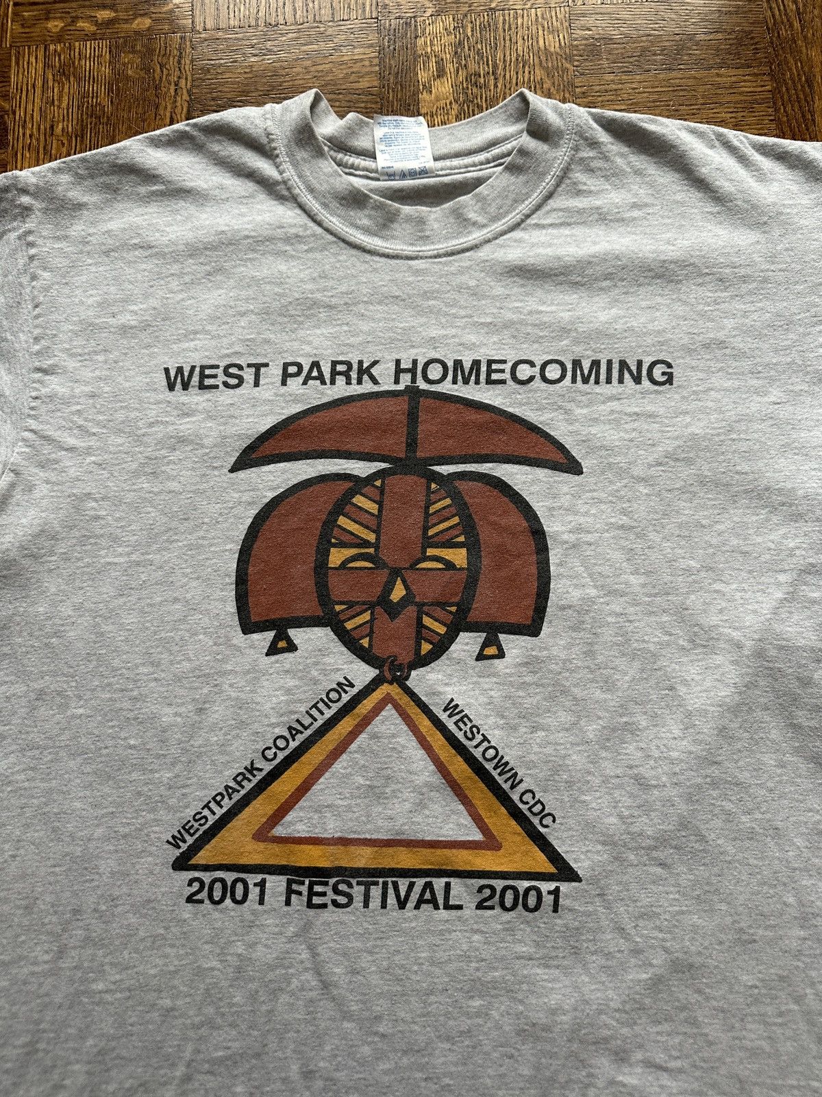 Vintage 2001 West Park Homecoming Festival Graphic Tee Size US L / EU 52-54 / 3 - 2 Thumbnail