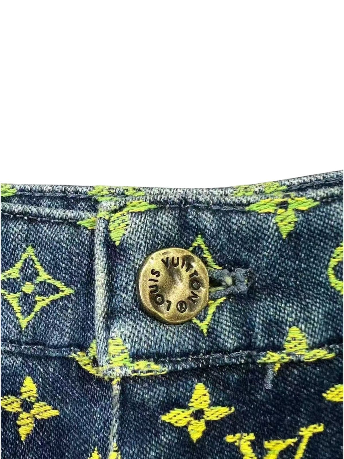 Louis Vuitton Louis Vuitton 34 Rainbow Monogram Denim Short Size US 34 / EU 50 - 5 Thumbnail